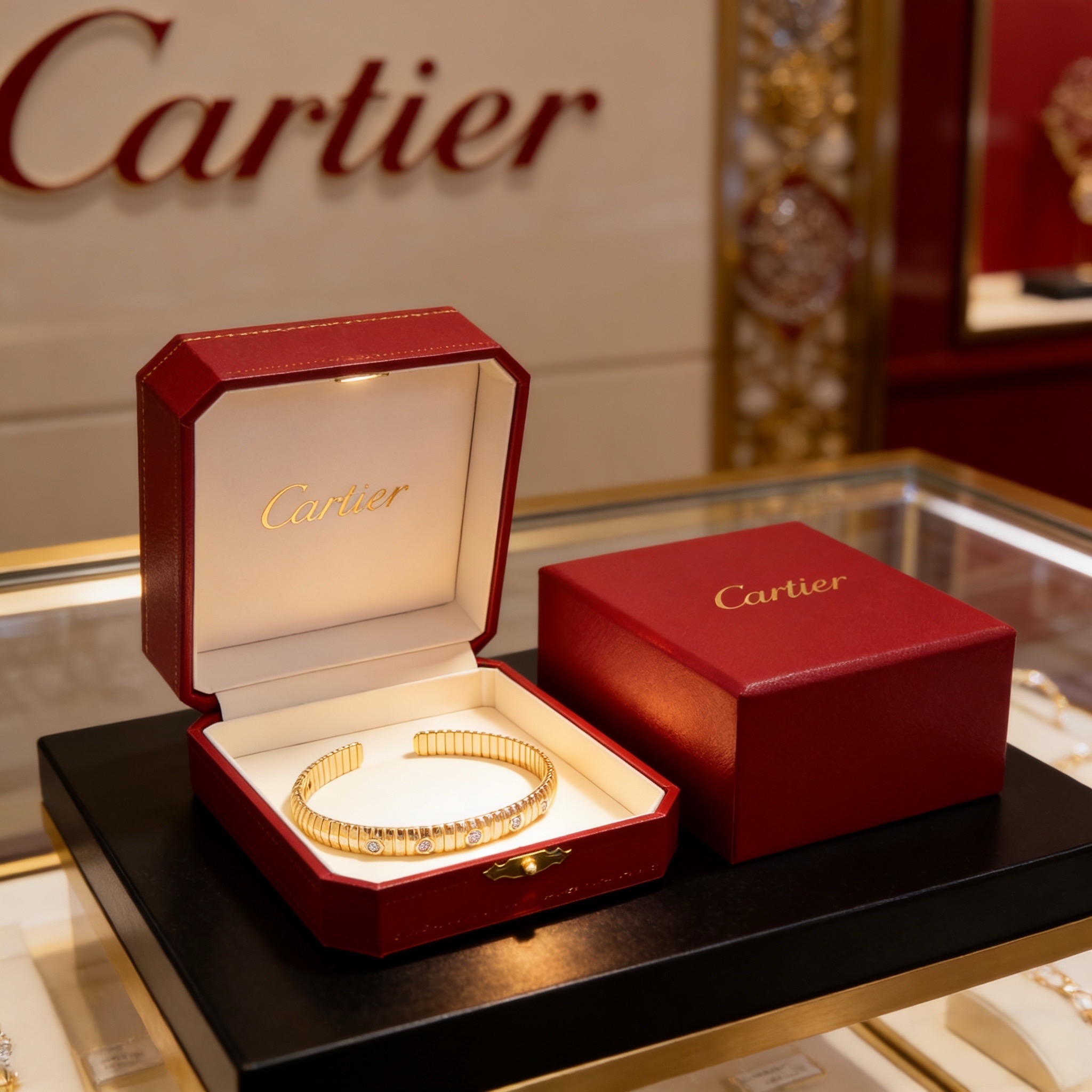 NO:754920,Cartier diamond-encrusted bracelet, high-end customized version, diamond-encrusted craftsmanship, V gold material, classic and fashionable style, reconstruct the aesthetics of love with sharp lines!  Breaking the rules, the diamond-encrusted design actually achieves the ceiling of high-end sense - no need for flashy accumulation, love should be as pure as ever. Cartier is loved by many celebrities and Internet celebrities. The Leopard series bracelet is absolutely an eternal classic, and it is not limited to men and women, and there is no age limit!  Wear it and you will be the center of attention!  , jewelry boutique, cartier, bracelet19860909卡地亚镶钻手镯 高端定制版本 镶嵌钻工艺 V金材质 经典而时尚风格 用凌厉线条重构爱情美学！打破常规,镶嵌钻设计反而成就高级感天花板——无需浮华堆砌,爱本应纯粹如初 卡地亚受众多明星网红的爱戴 豹子系列手镯 绝对是永恒经典 而且男女不限 年龄不限 ！戴上它你就是焦点！,饰品精品,cartier,bracelet,Jewelry