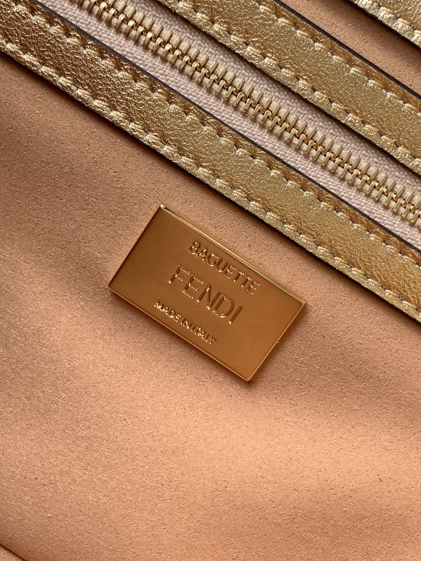 fendi baguette gold crystal shoulder bag