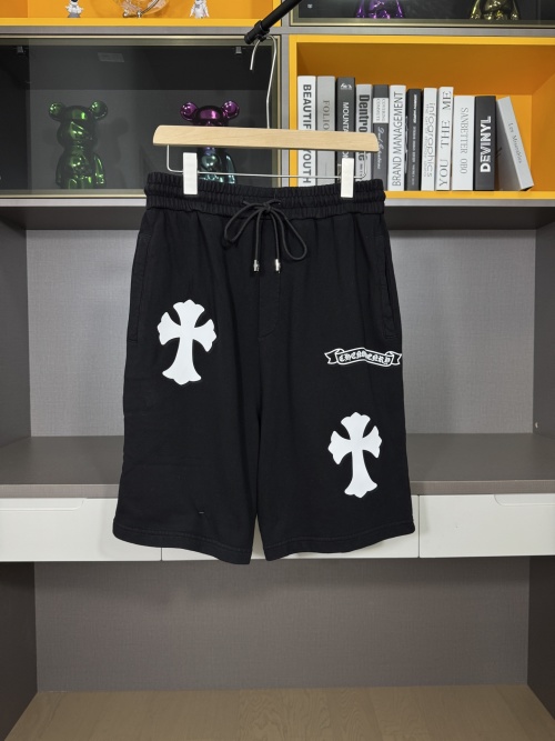 Chrome Hearts Pantalones Cortos Estampados con Cruz para Hombre 1 Chrome Hearts Pantalones Cortos Estampados con Cruz para Hombre