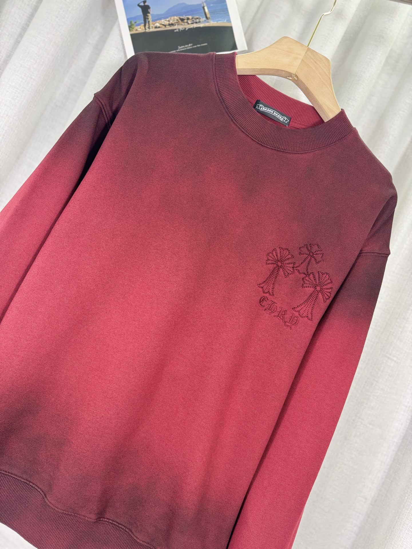 Chrome Hearts Sudadera Unisex Estampada, Diseño Moderno, 430g Algodón, Rojo/Negro 4 i1755323099546 1762 0 1