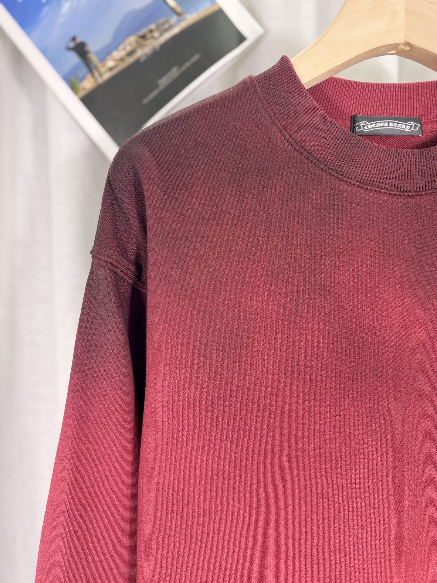 Chrome Hearts Sudadera Unisex Estampada, Diseño Moderno, 430g Algodón, Rojo/Negro 9 i1755323099555 8800 0 6