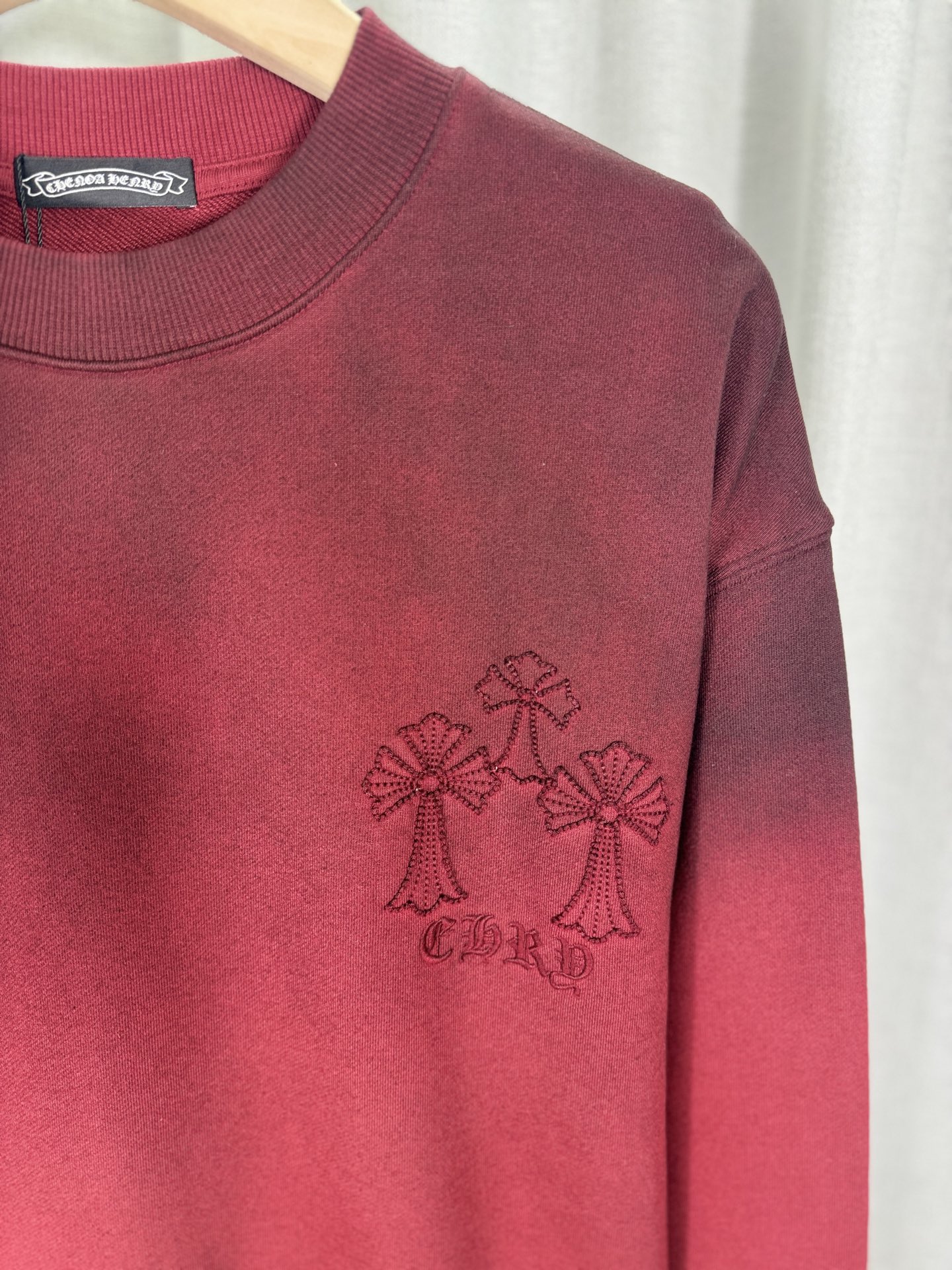 Chrome Hearts Sudadera Unisex Estampada, Diseño Moderno, 430g Algodón, Rojo/Negro 6 i1755323101741 2065 0 3