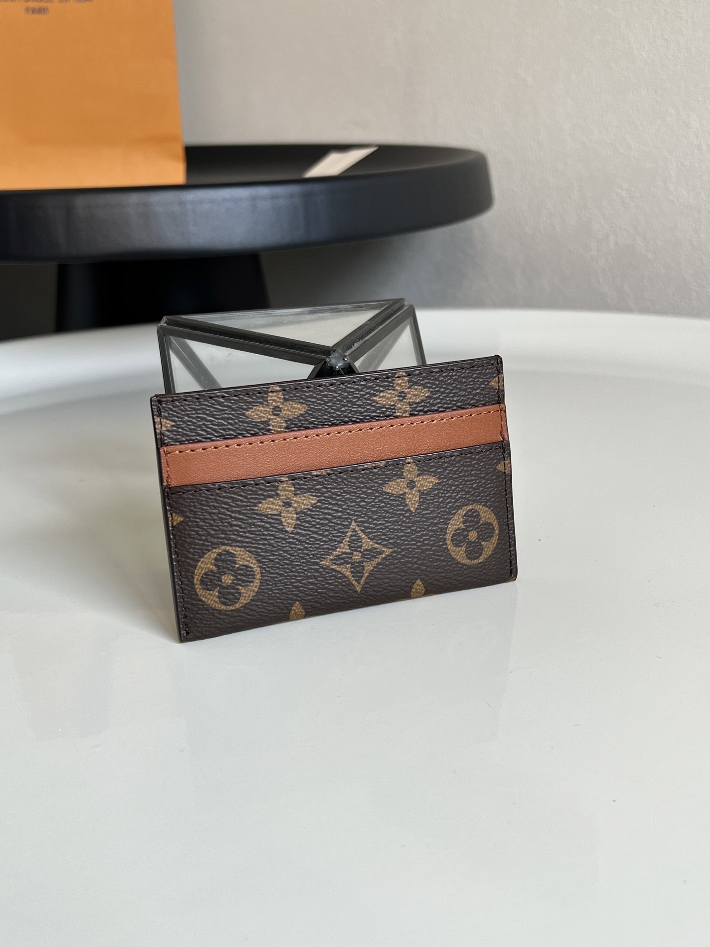 💕 M62170 老花 此款采用全新Monogram Eclipse涂层帆布材质的卡片夹风格靓丽而时髦,