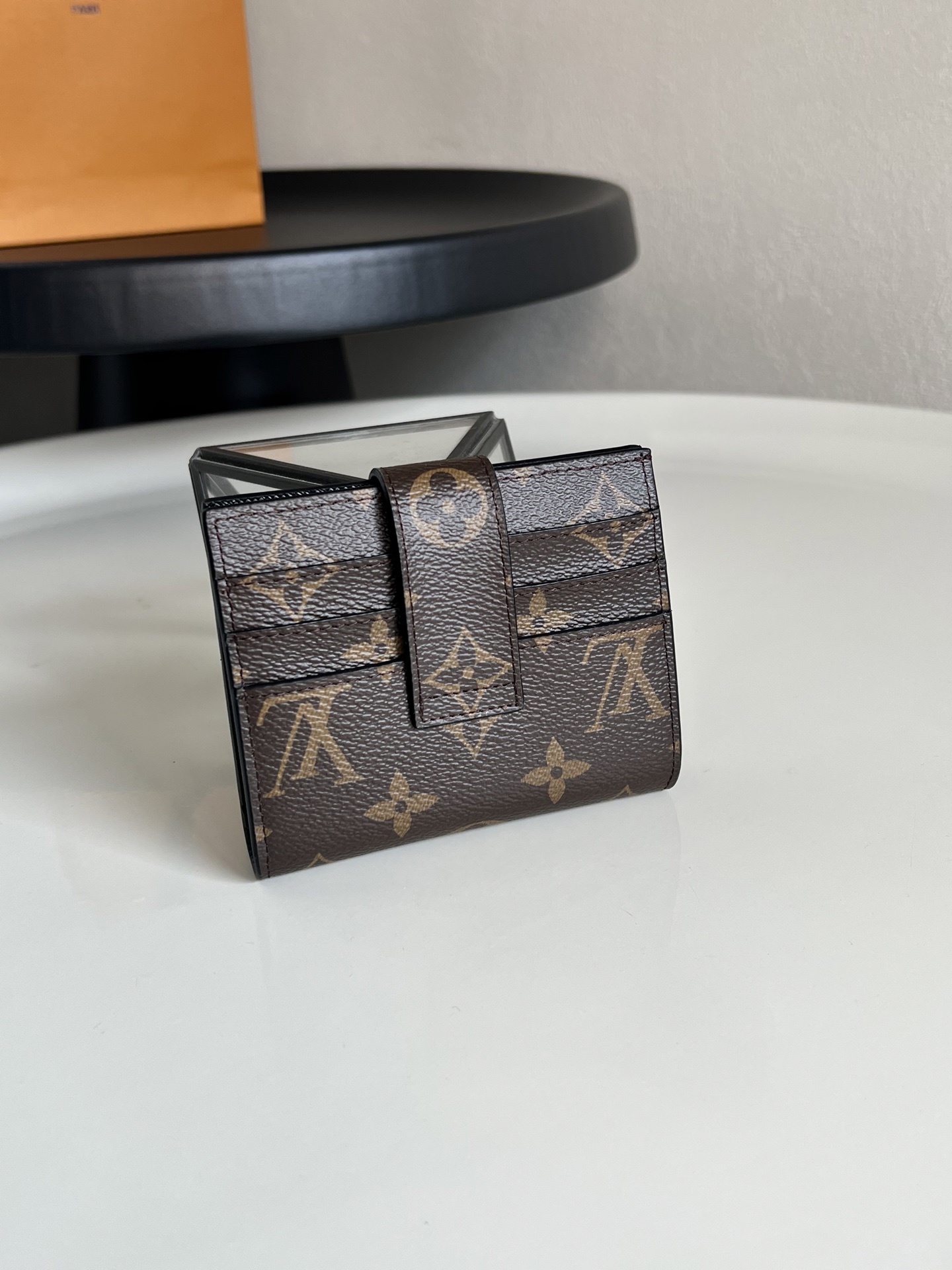 💕 顶级原单 M61731黑色 多功能卡包 此款钱夹采用柔软的Monogram 帆布制成!衬以颜色鲜艳的