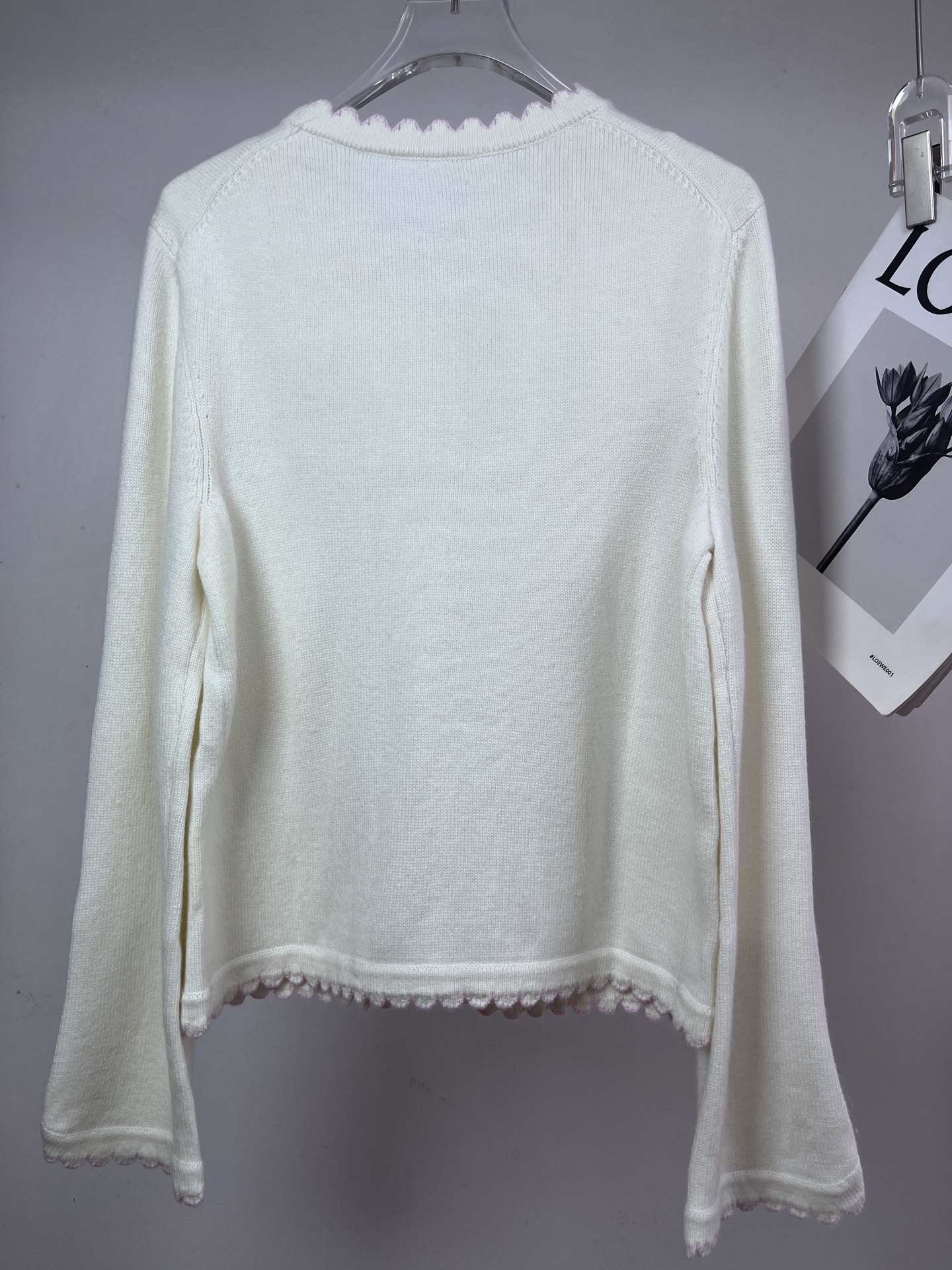 Elegant Chanel Cardigan with Lace Collar | Wool & Cashmere Blend 7 i1757383959610 9795 0 5