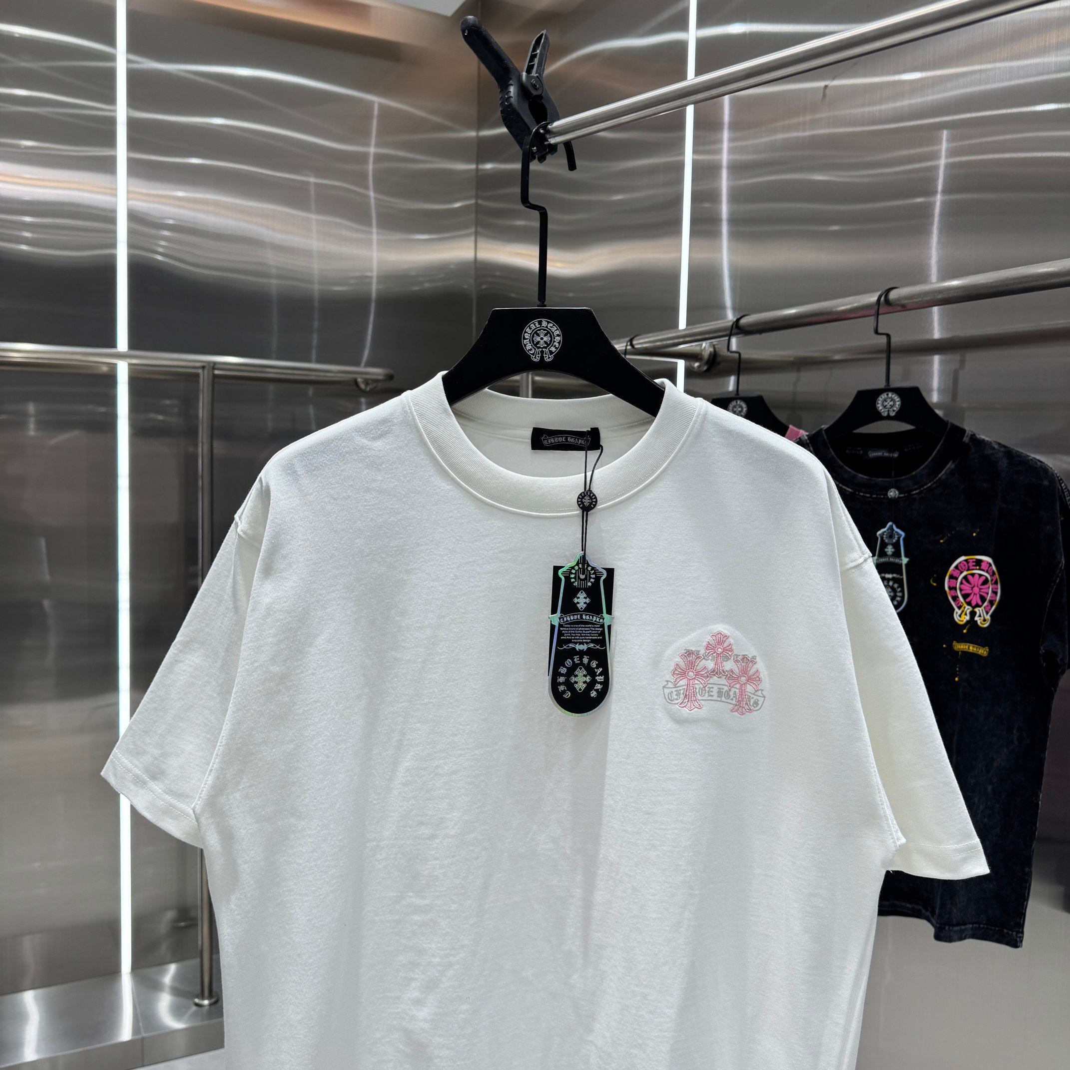 Chrome Hearts 克罗心 CH 春夏新款 2026 怀旧印花 万针刺绣工艺短袖T恤 重工面料300克重