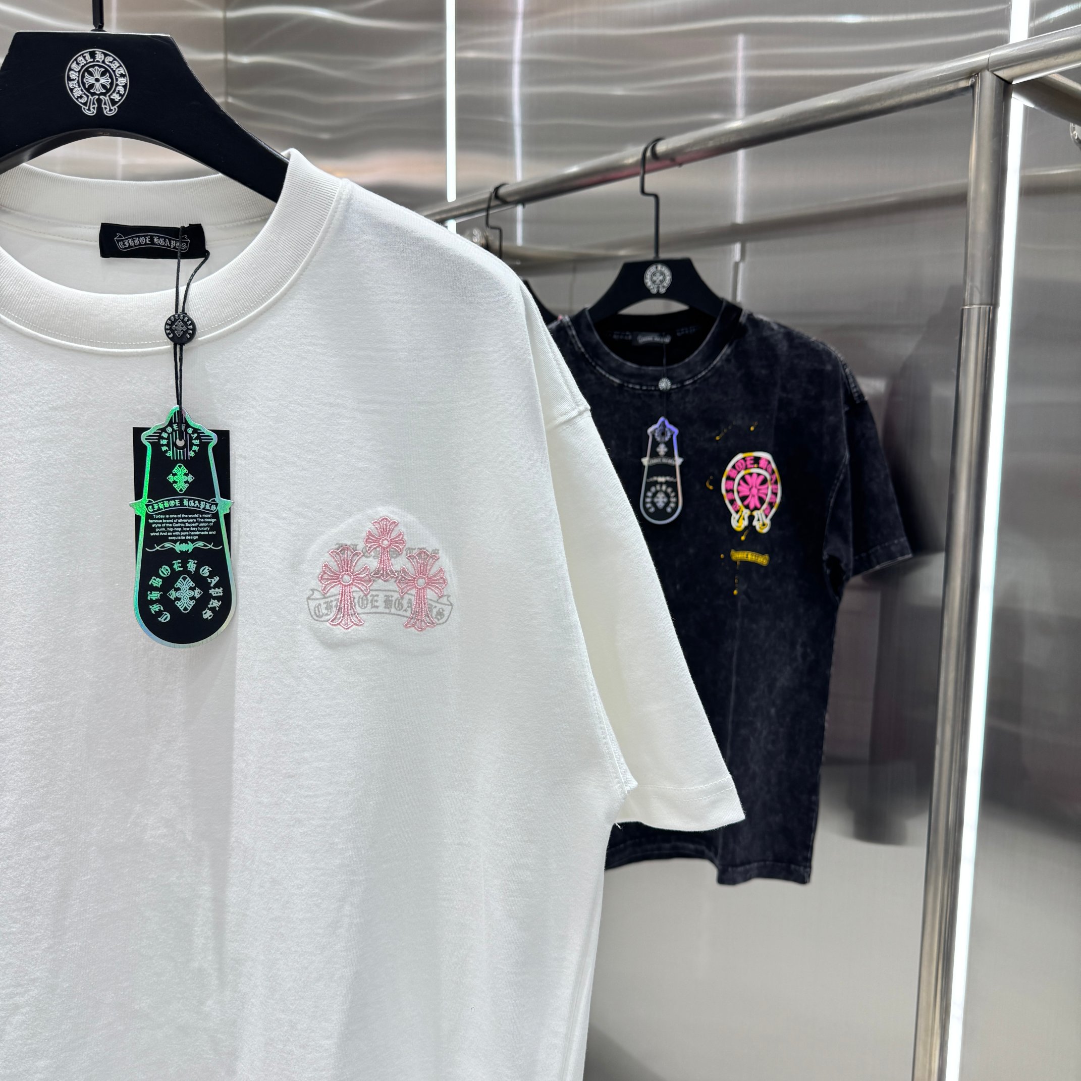 Chrome Hearts 克罗心 CH 春夏新款 2026 怀旧印花 万针刺绣工艺短袖T恤 重工面料300克重