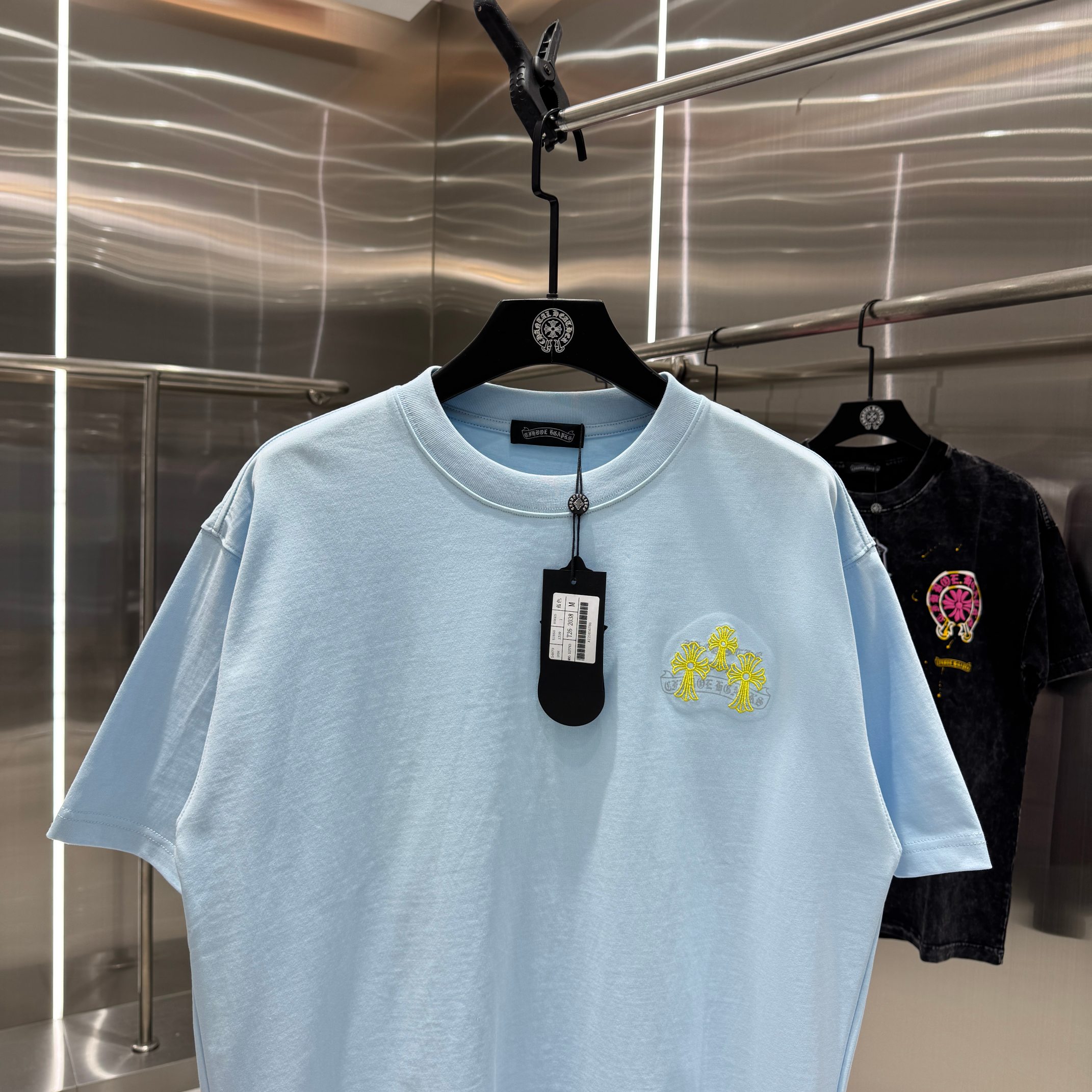 Chrome Hearts 克罗心 CH 春夏新款 2026 怀旧印花 万针刺绣工艺短袖T恤 重工面料300克重