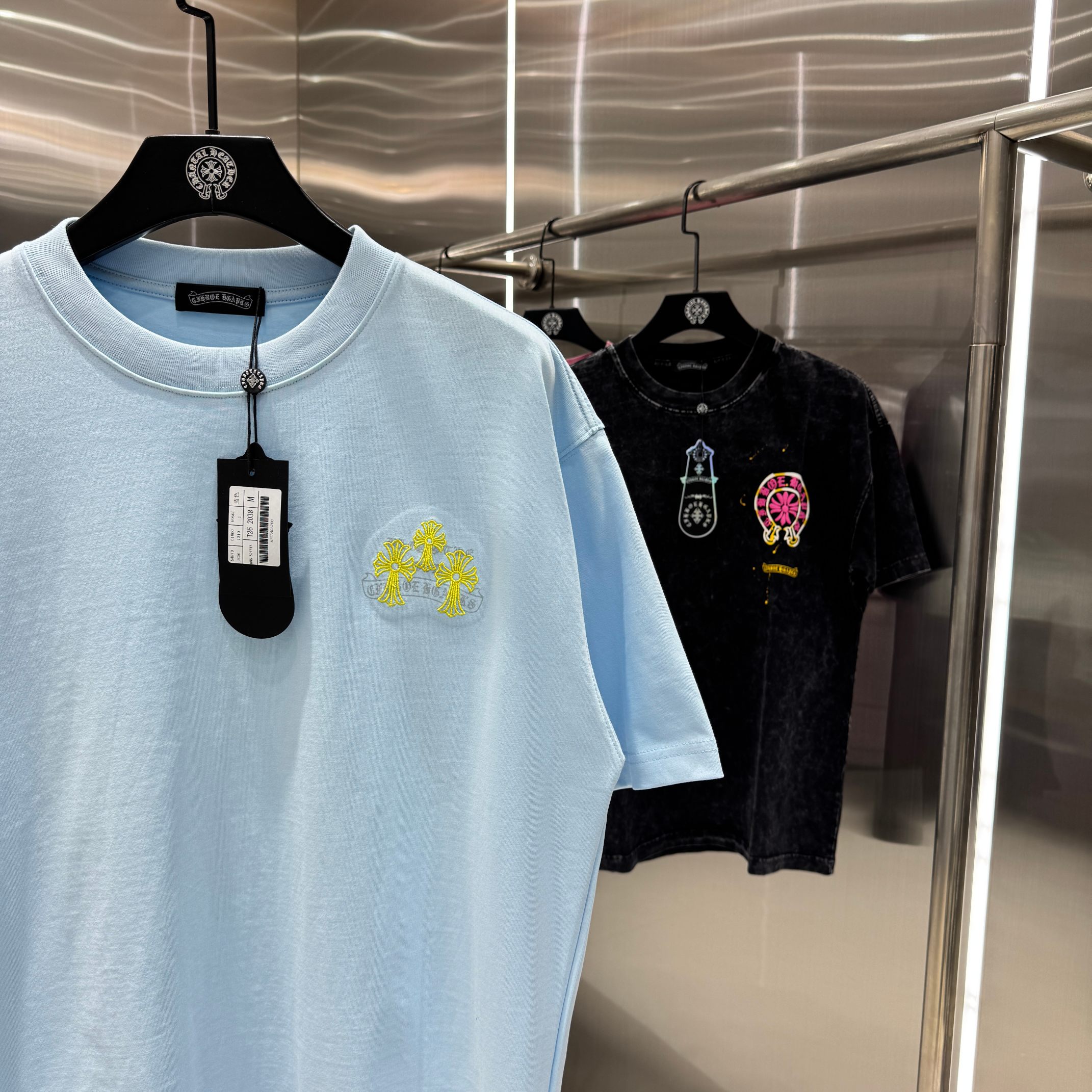 Chrome Hearts 克罗心 CH 春夏新款 2026 怀旧印花 万针刺绣工艺短袖T恤 重工面料300克重