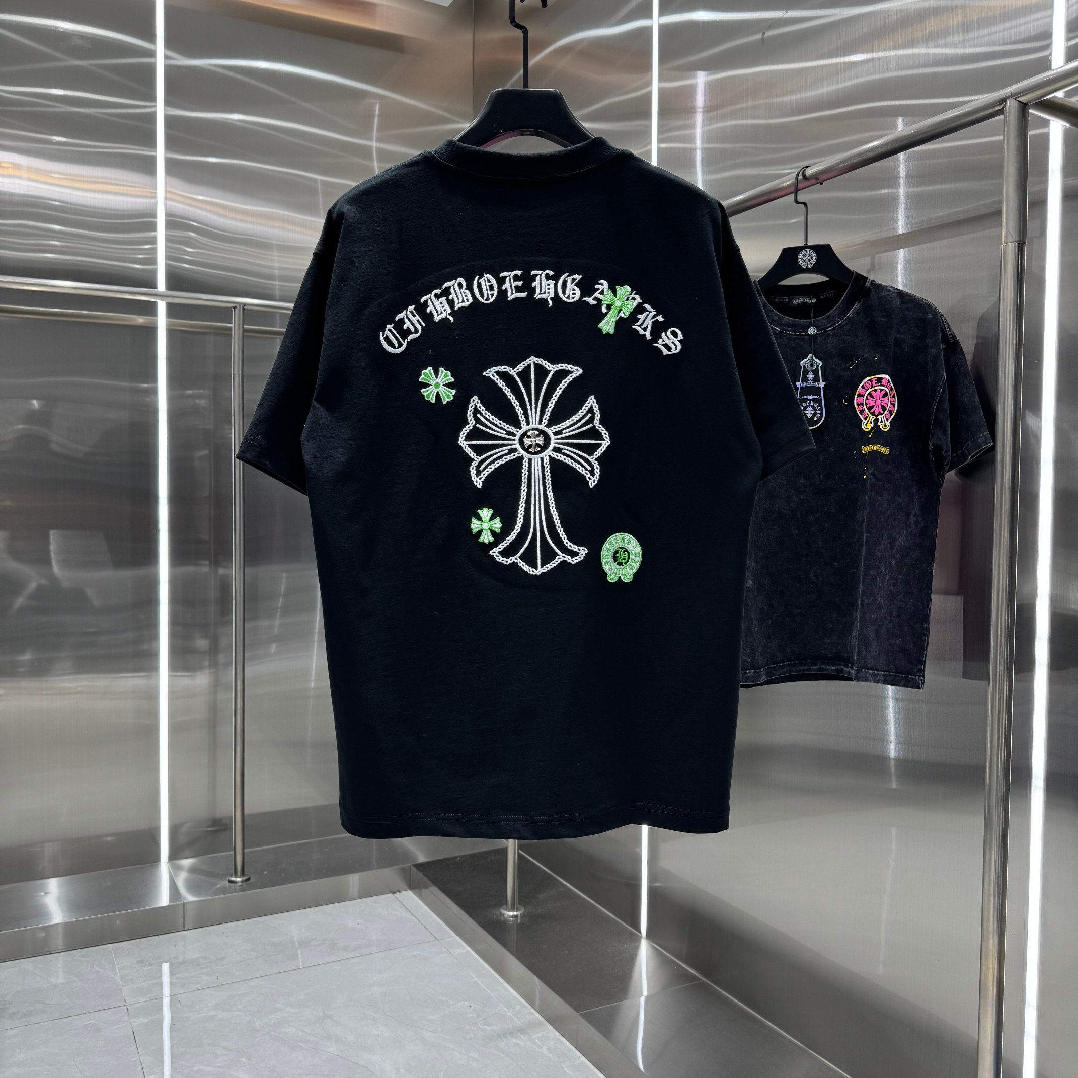 Chrome Hearts 克罗心 CH 春夏新款 2026 万针刺绣工艺短袖T恤 重工面料300克重