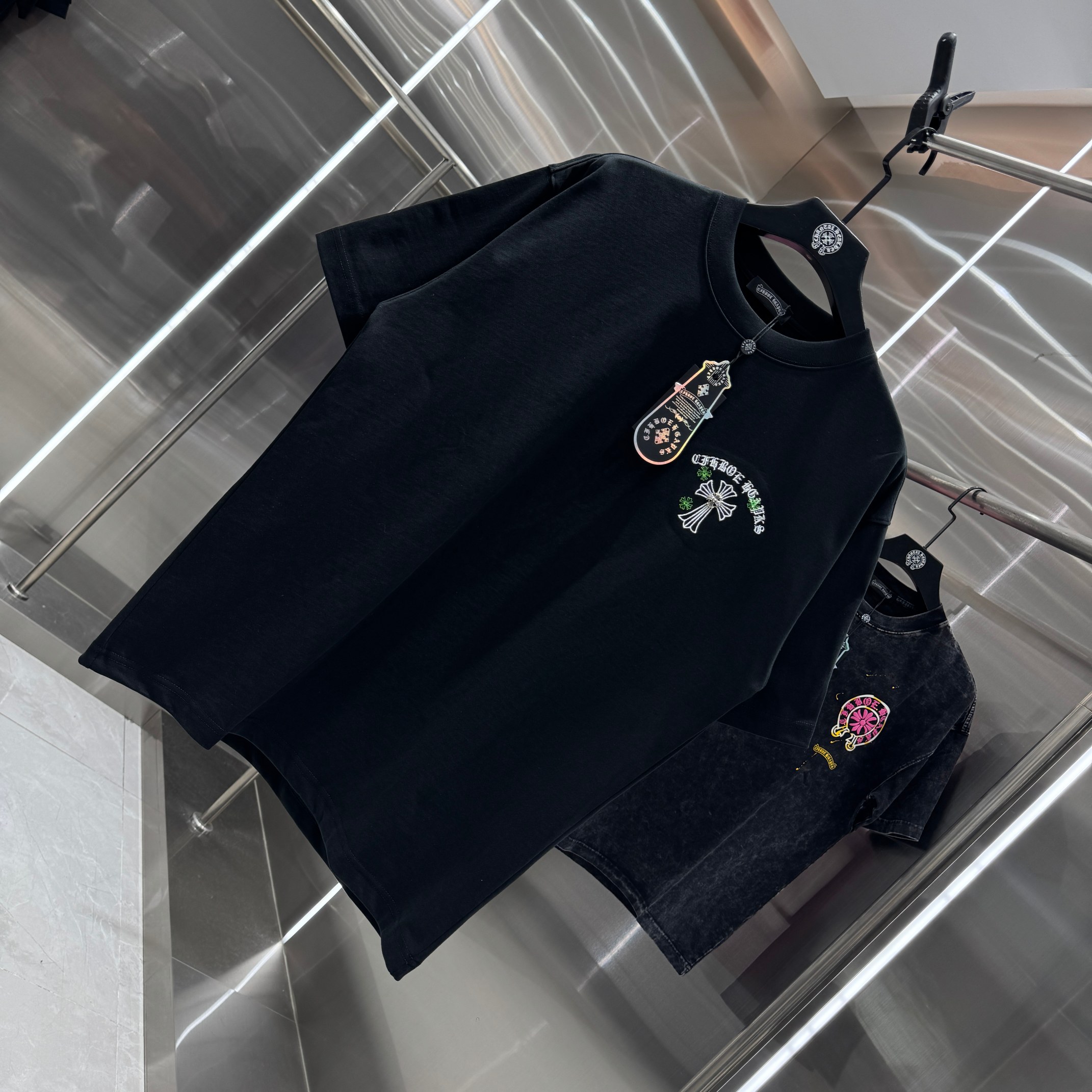 Chrome Hearts 克罗心 CH 春夏新款 2026 万针刺绣工艺短袖T恤 重工面料300克重