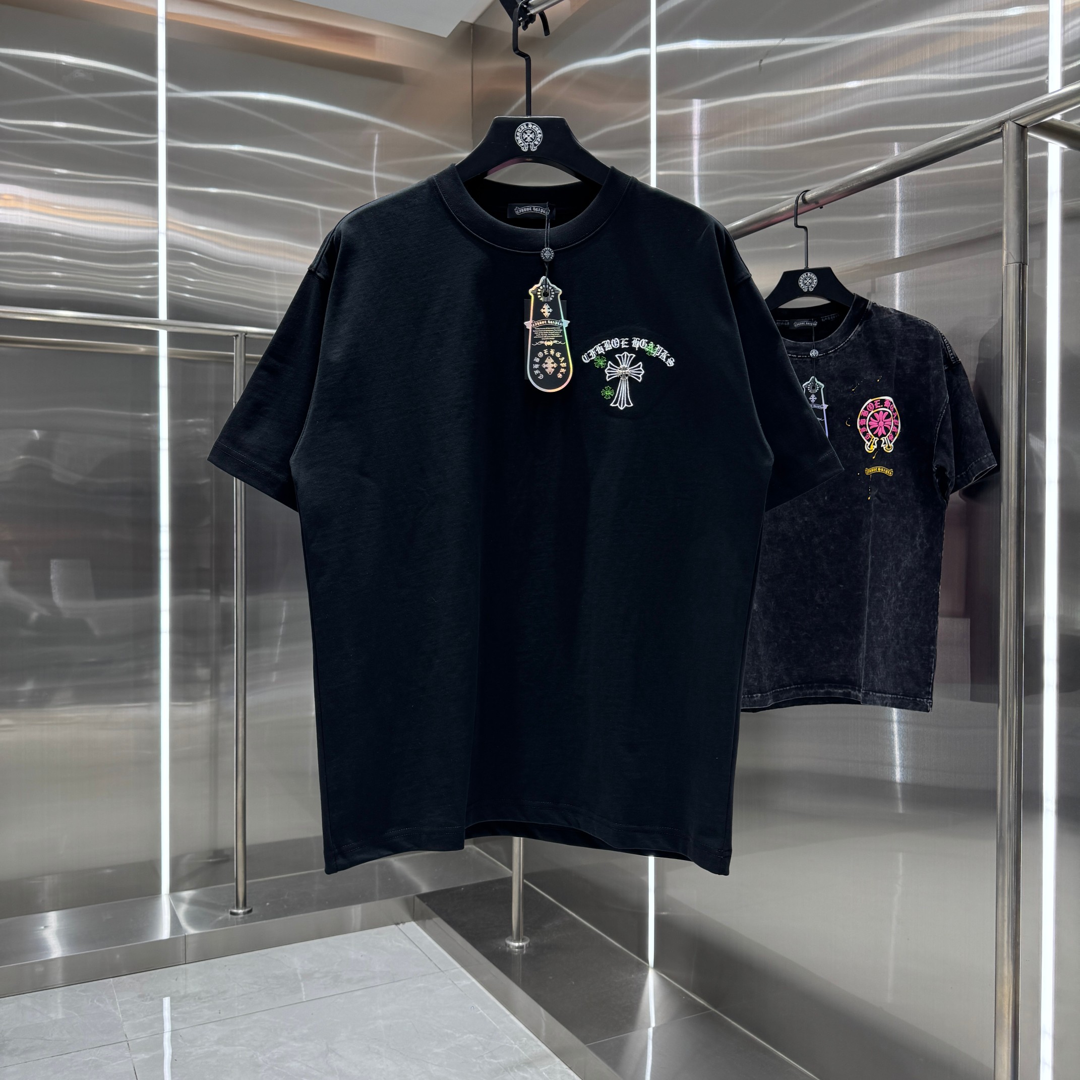 Chrome Hearts 克罗心 CH 春夏新款 2026 万针刺绣工艺短袖T恤 重工面料300克重