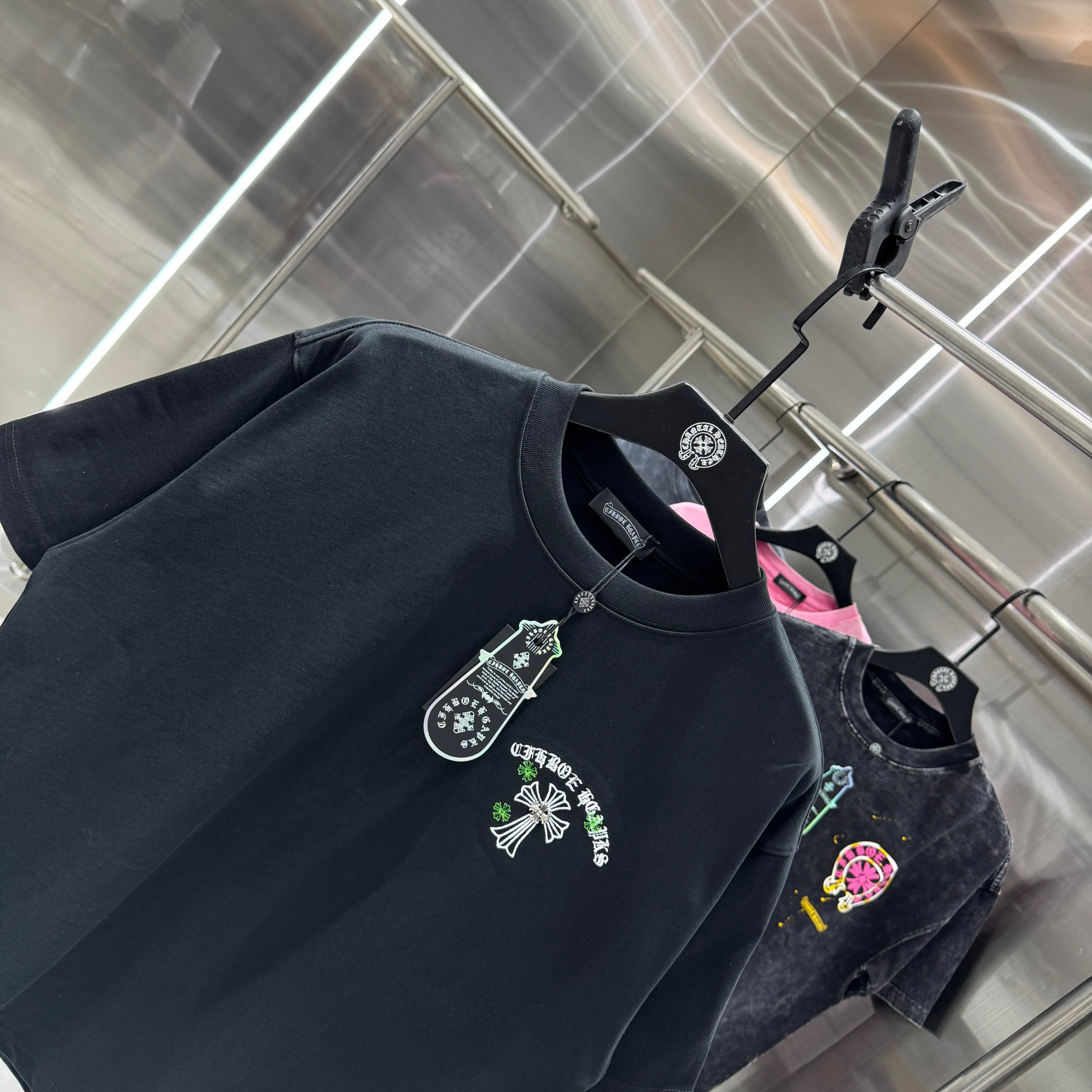 Chrome Hearts 克罗心 CH 春夏新款 2026 万针刺绣工艺短袖T恤 重工面料300克重