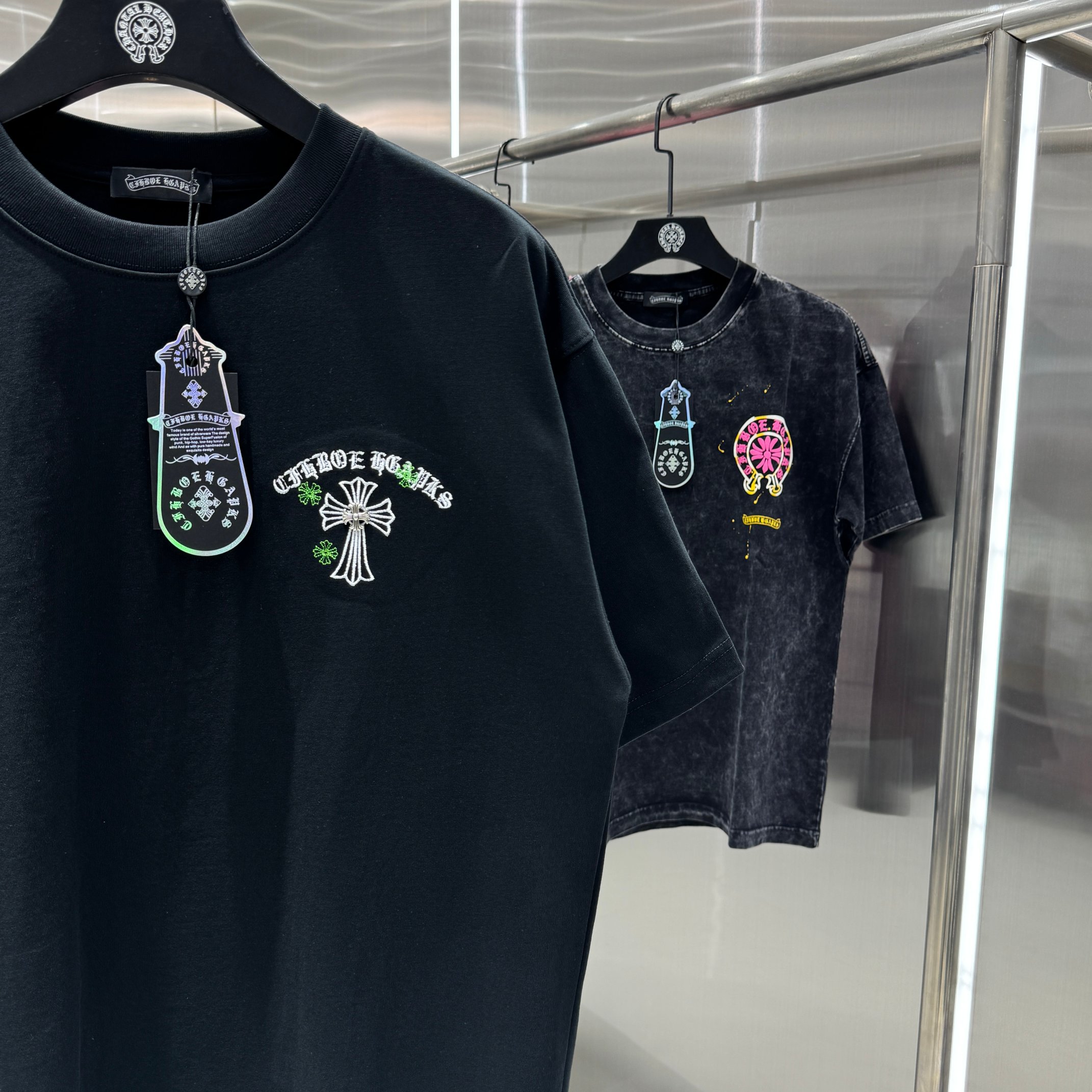 Chrome Hearts 克罗心 CH 春夏新款 2026 万针刺绣工艺短袖T恤 重工面料300克重