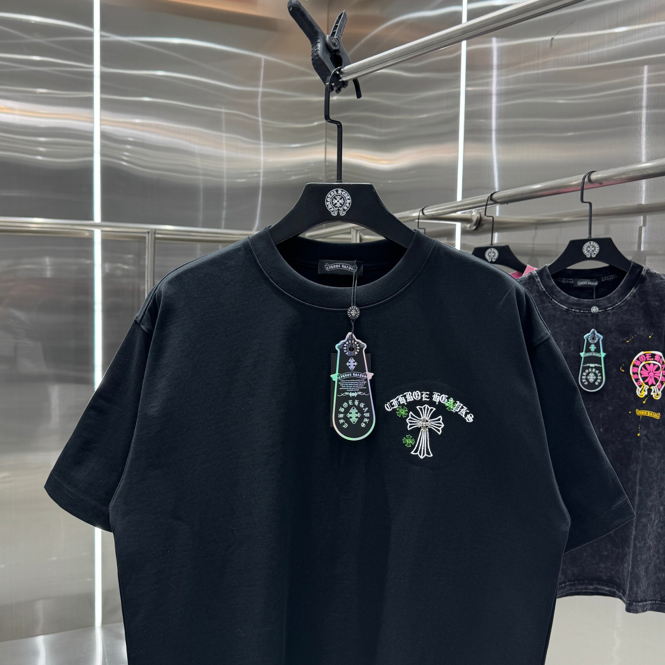 Chrome Hearts 克罗心 CH 春夏新款 2026 万针刺绣工艺短袖T恤 重工面料300克重