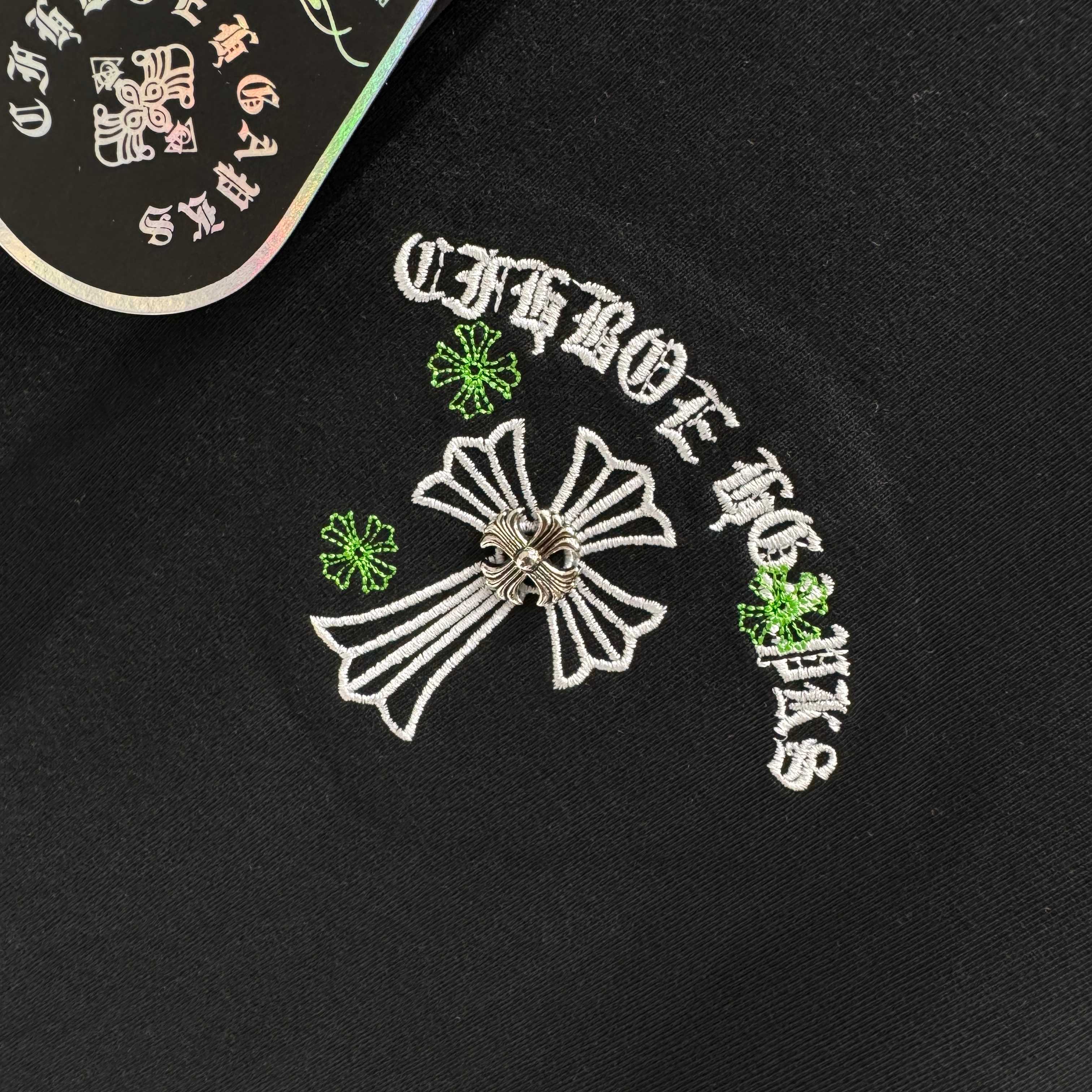 Chrome Hearts 克罗心 CH 春夏新款 2026 万针刺绣工艺短袖T恤 重工面料300克重