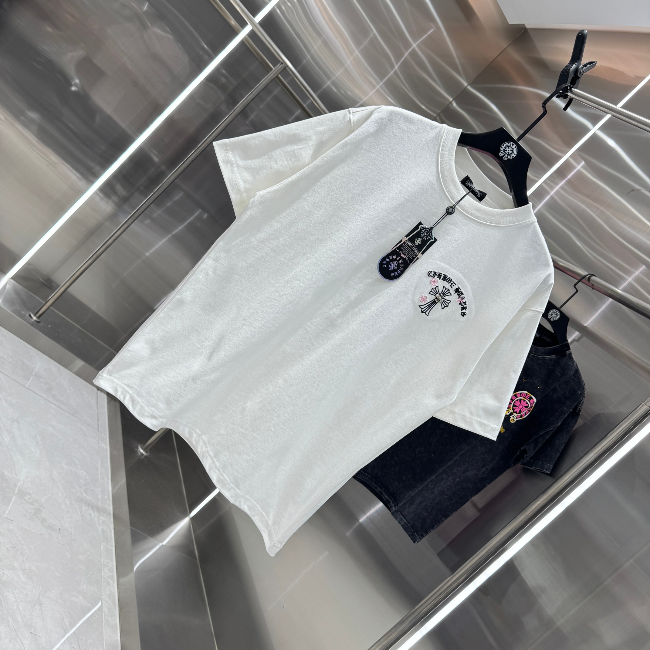 Chrome Hearts 克罗心 CH 春夏新款 2026 万针刺绣工艺短袖T恤 重工面料300克重