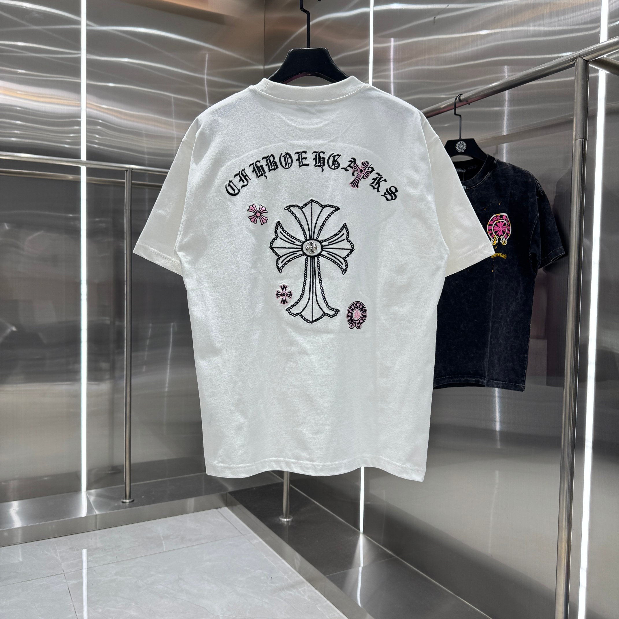 Chrome Hearts 克罗心 CH 春夏新款 2026 万针刺绣工艺短袖T恤 重工面料300克重