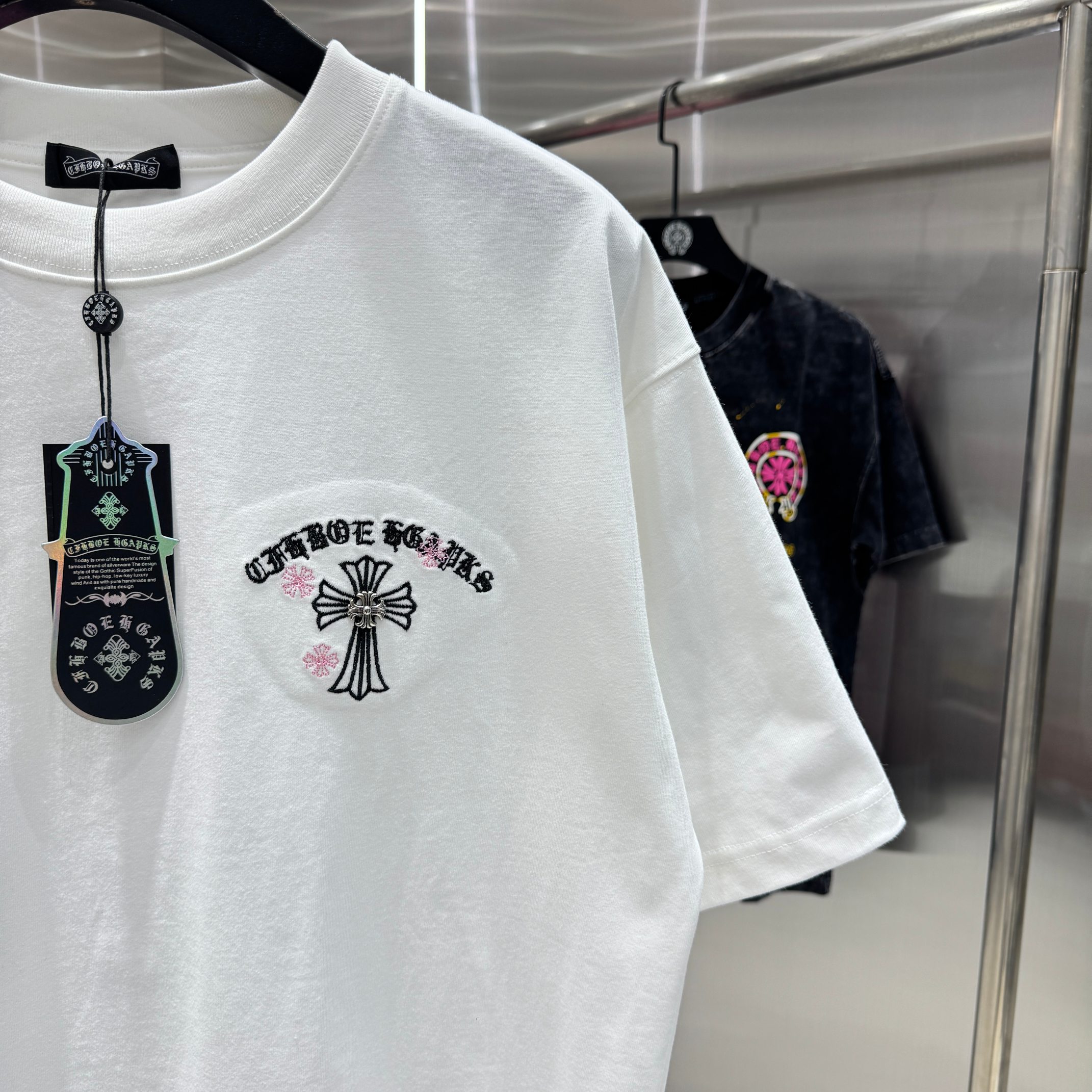 Chrome Hearts 克罗心 CH 春夏新款 2026 万针刺绣工艺短袖T恤 重工面料300克重