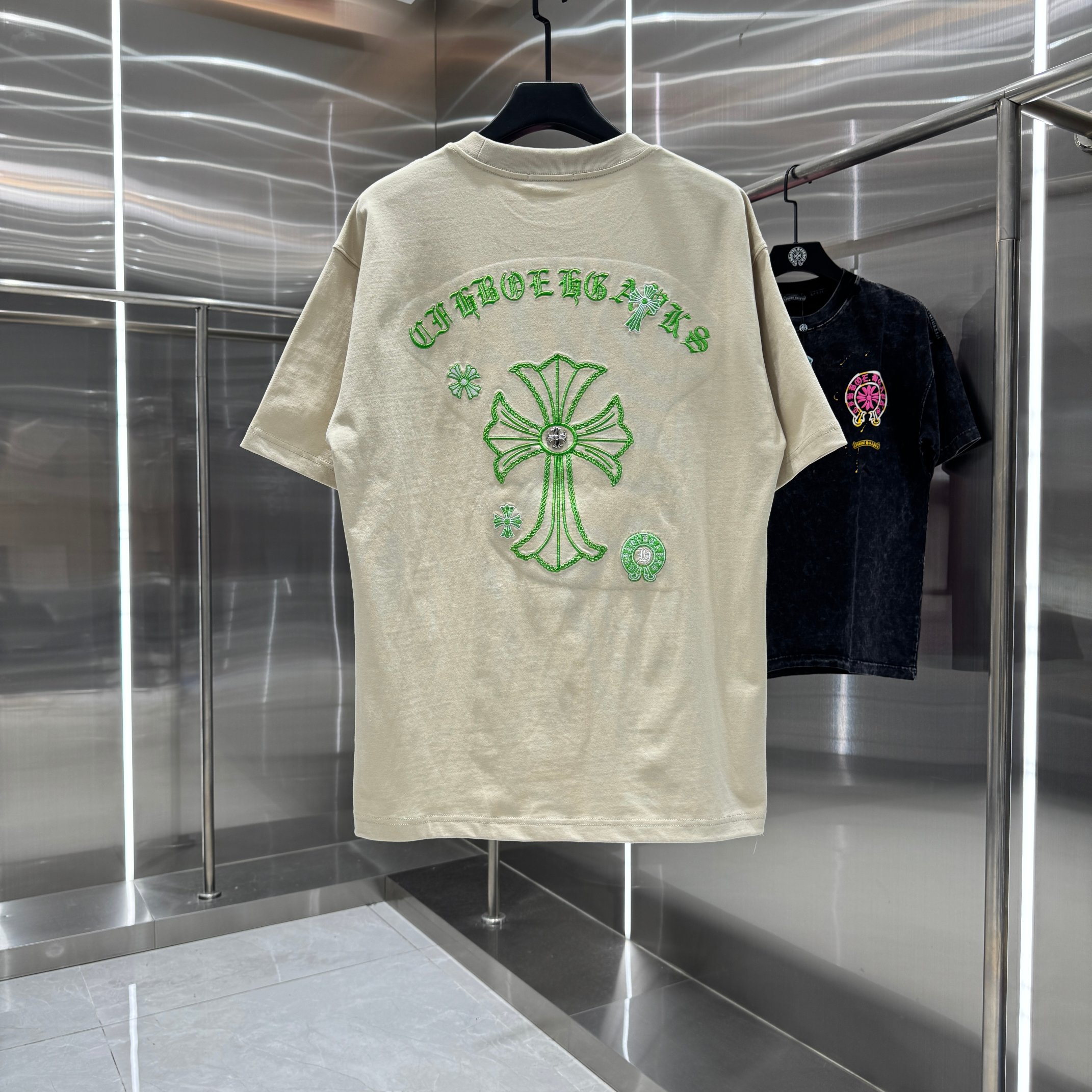 Chrome Hearts 克罗心 CH 春夏新款 2026 万针刺绣工艺短袖T恤 重工面料300克重
