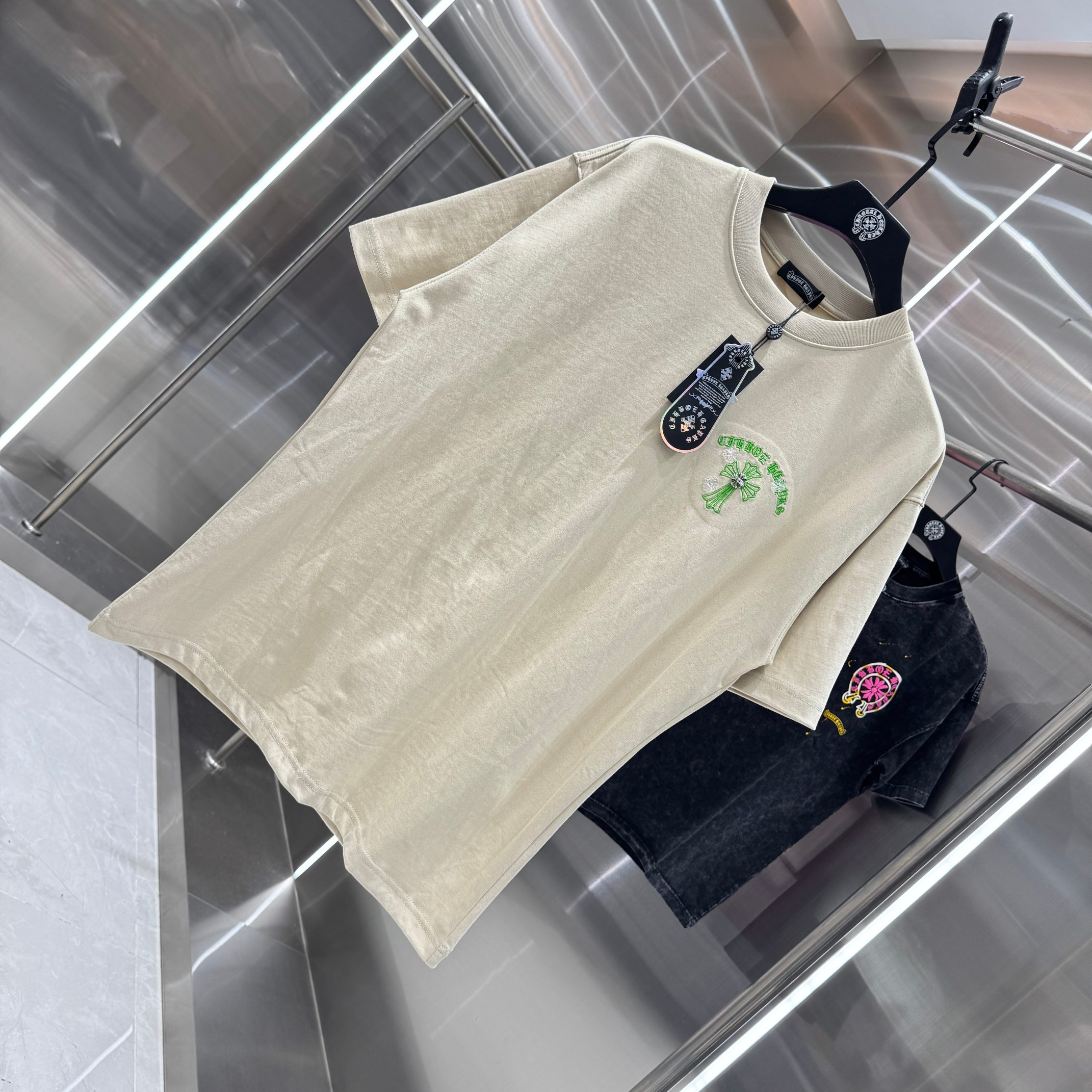 Chrome Hearts 克罗心 CH 春夏新款 2026 万针刺绣工艺短袖T恤 重工面料300克重