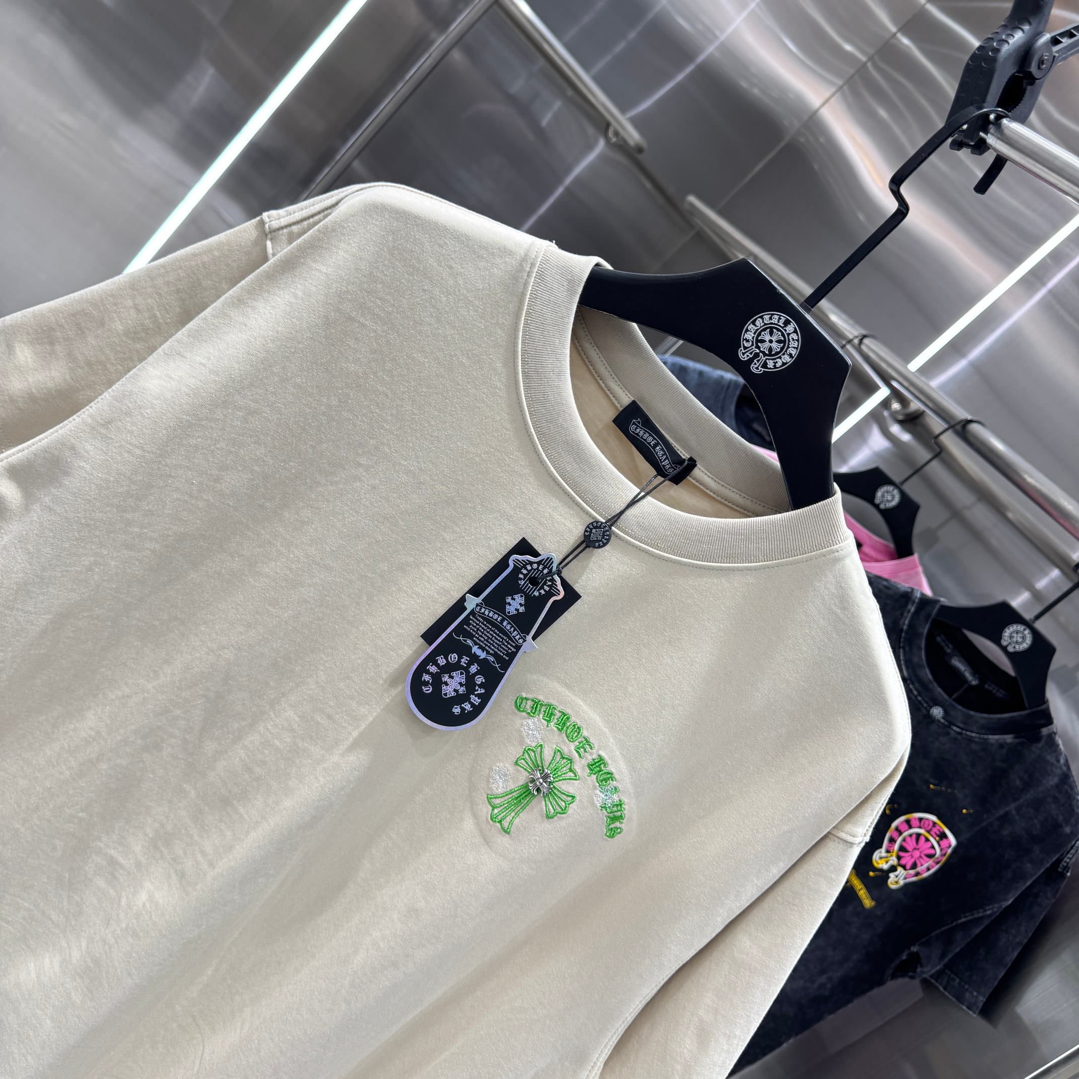Chrome Hearts 克罗心 CH 春夏新款 2026 万针刺绣工艺短袖T恤 重工面料300克重