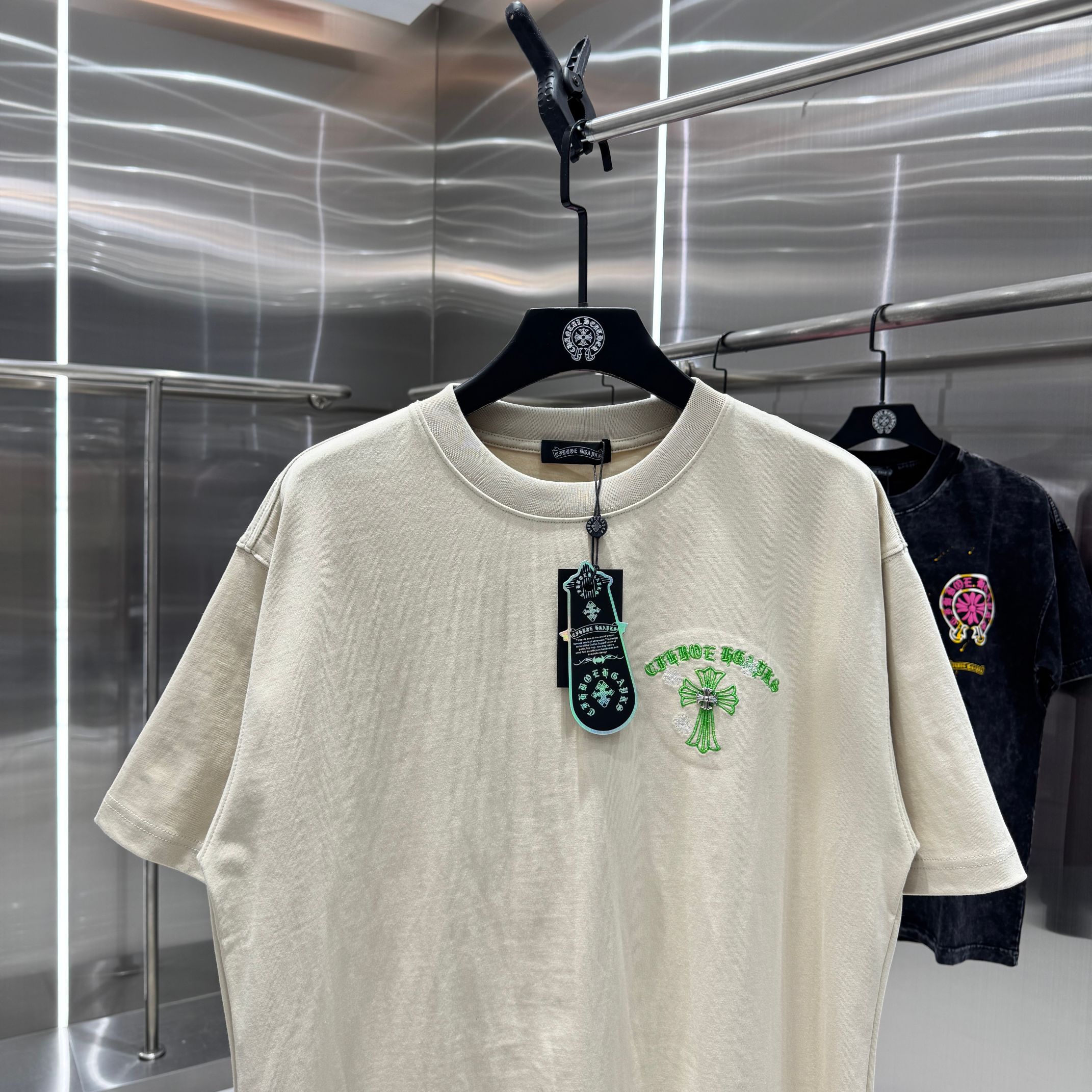 Chrome Hearts 克罗心 CH 春夏新款 2026 万针刺绣工艺短袖T恤 重工面料300克重