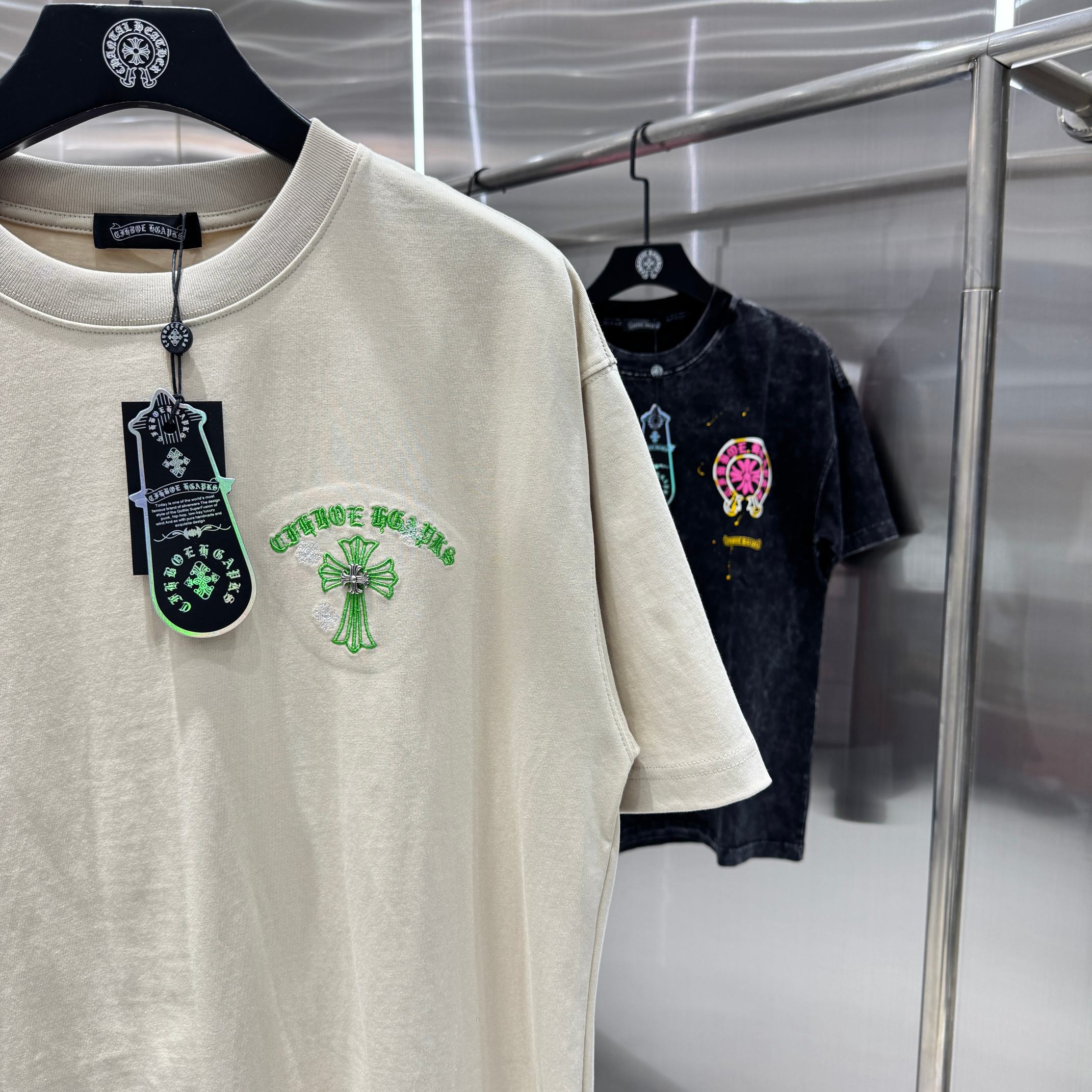 Chrome Hearts 克罗心 CH 春夏新款 2026 万针刺绣工艺短袖T恤 重工面料300克重