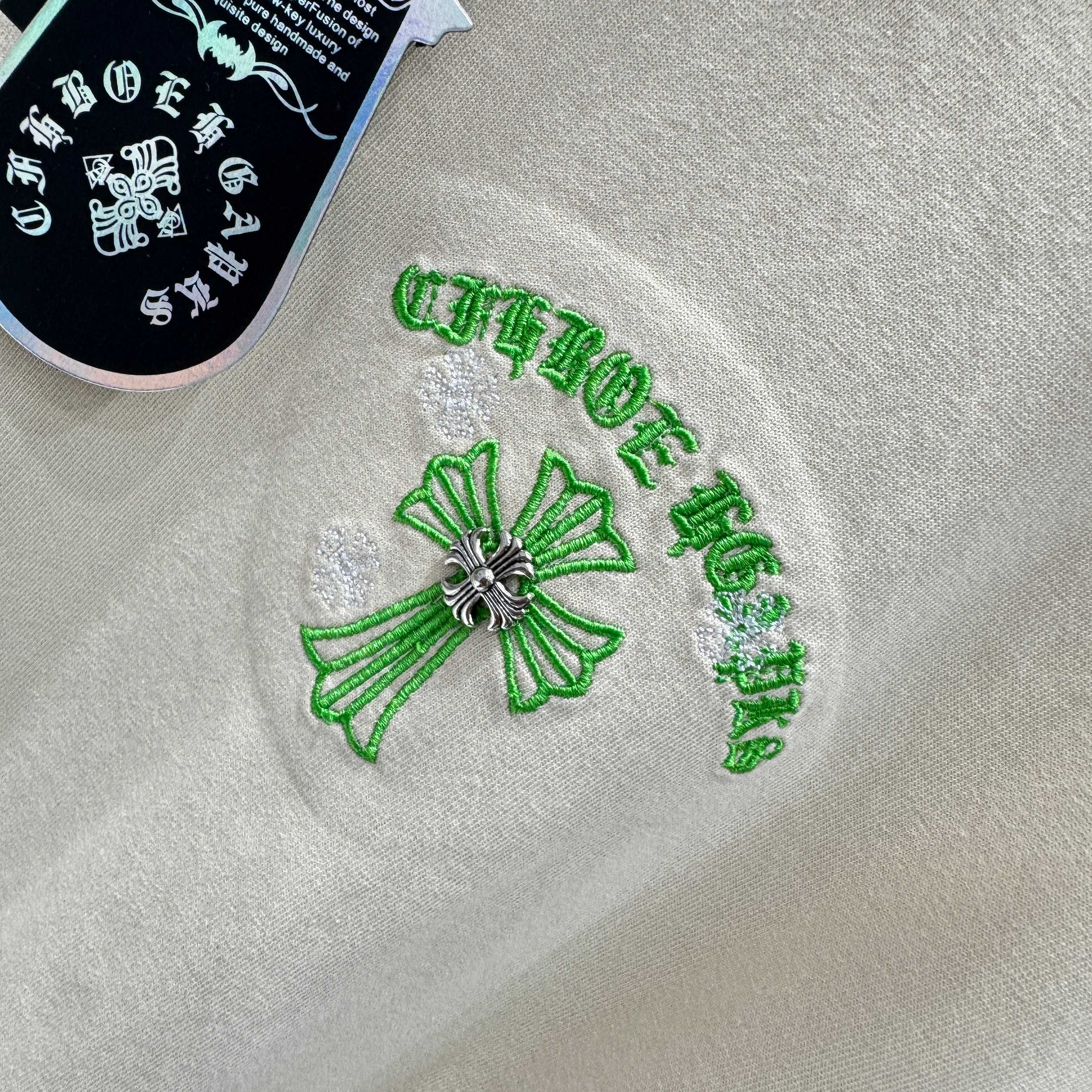 Chrome Hearts 克罗心 CH 春夏新款 2026 万针刺绣工艺短袖T恤 重工面料300克重