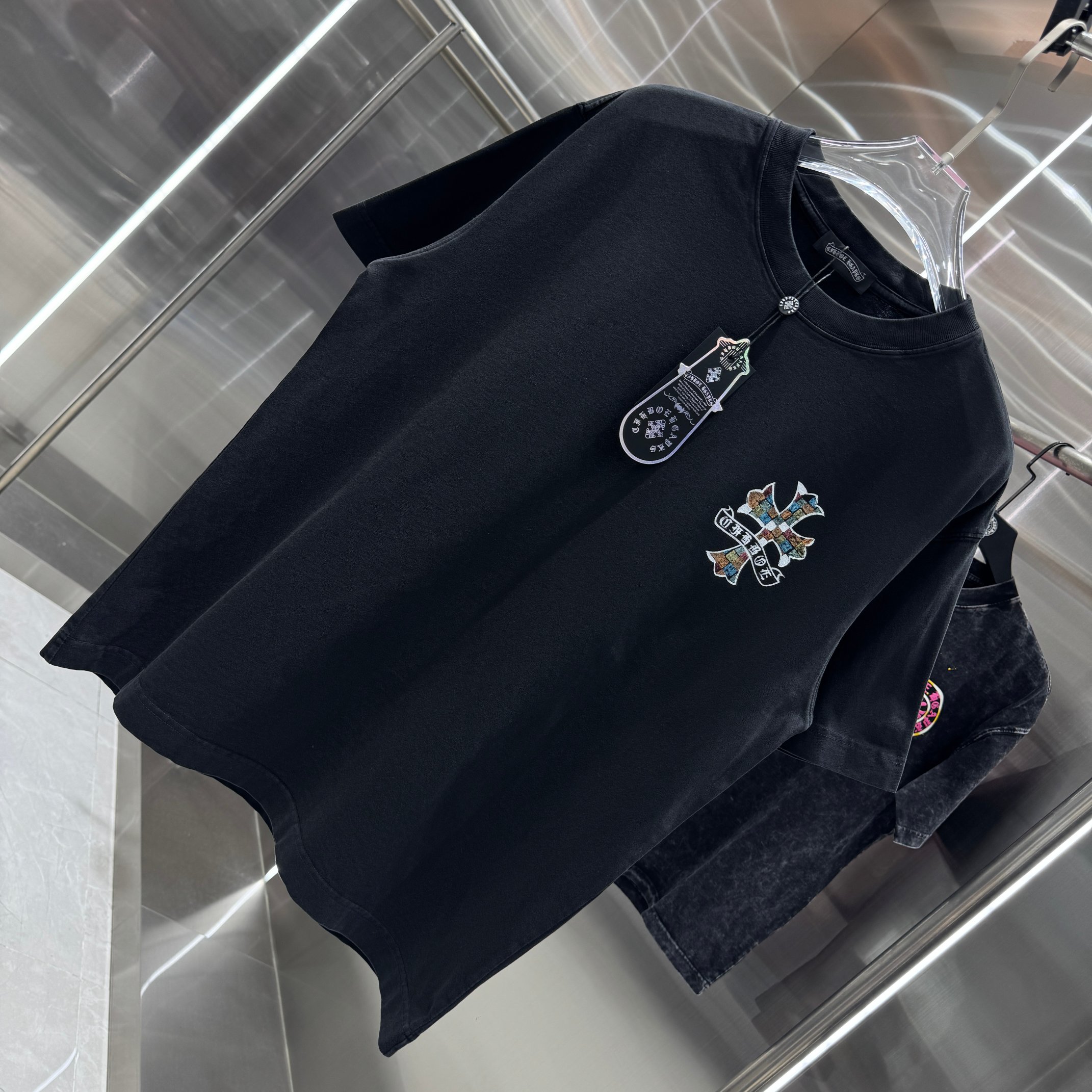 Chrome Hearts 克罗心 CH 春夏新款 2026 手绘印花工艺短袖T恤 重工水洗面料320克重
