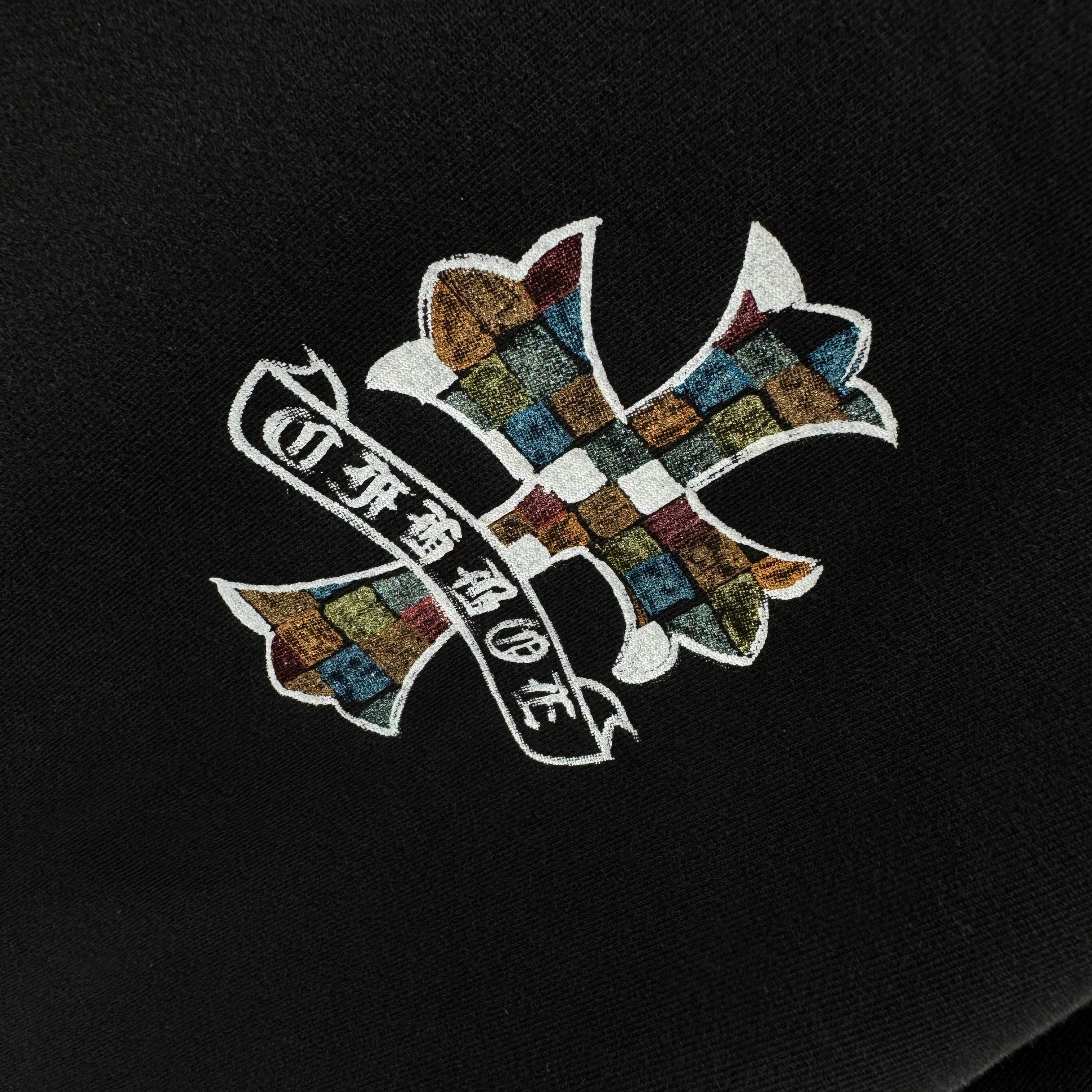 Chrome Hearts 克罗心 CH 春夏新款 2026 手绘印花工艺短袖T恤 重工水洗面料320克重
