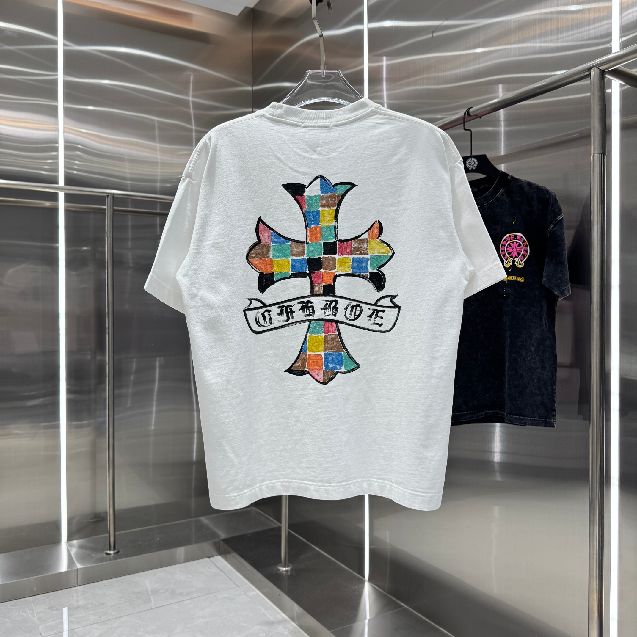 Chrome Hearts 克罗心 CH 春夏新款 2026 手绘印花工艺短袖T恤 重工水洗面料320克重