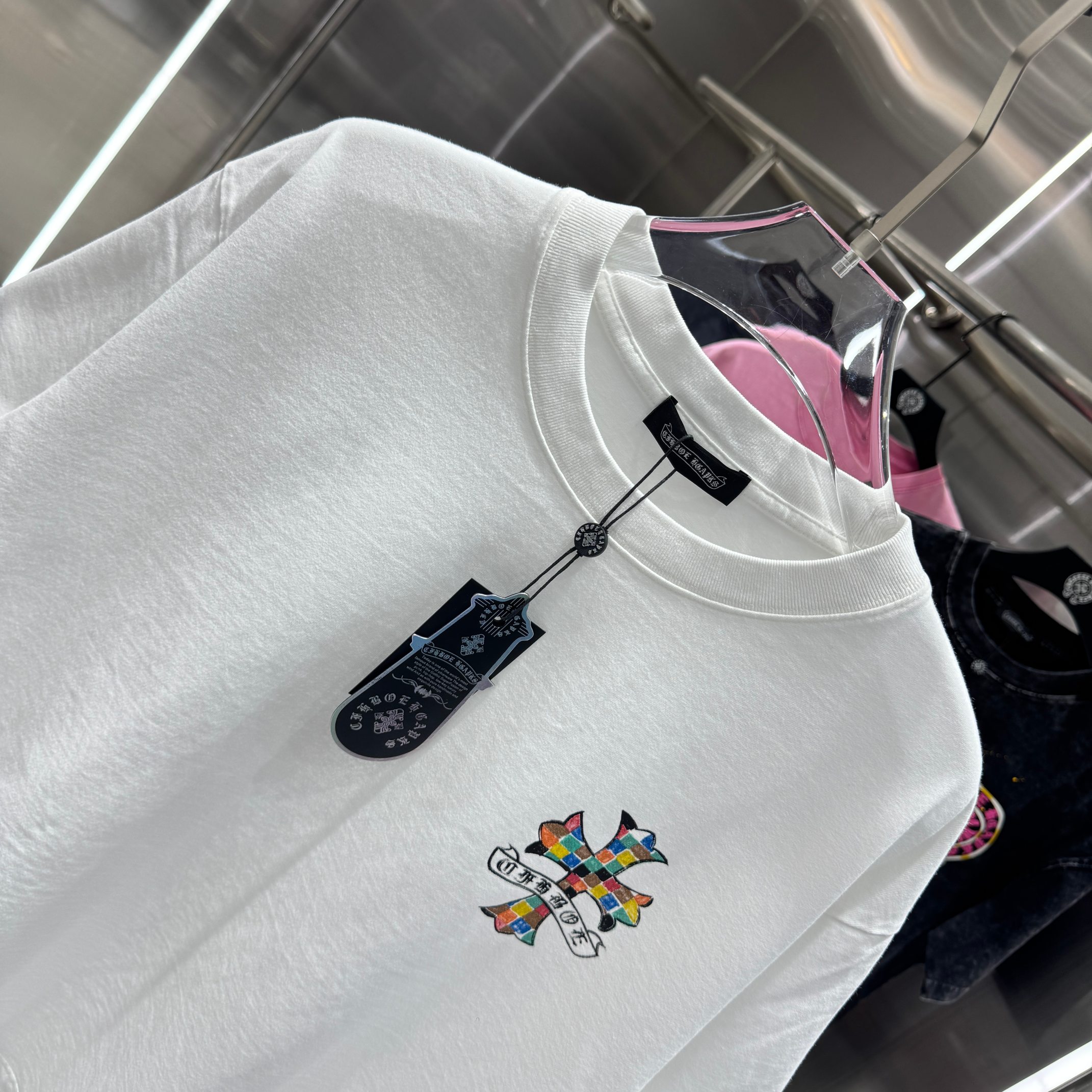 Chrome Hearts 克罗心 CH 春夏新款 2026 手绘印花工艺短袖T恤 重工水洗面料320克重
