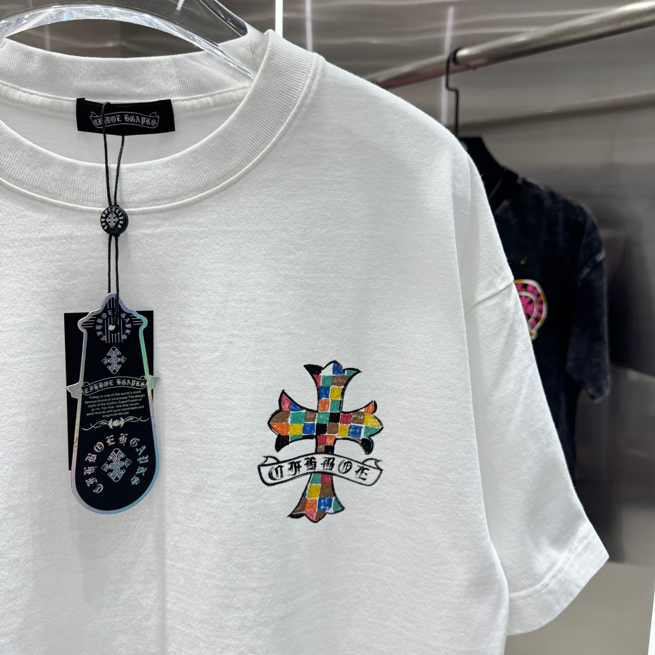 Chrome Hearts 克罗心 CH 春夏新款 2026 手绘印花工艺短袖T恤 重工水洗面料320克重