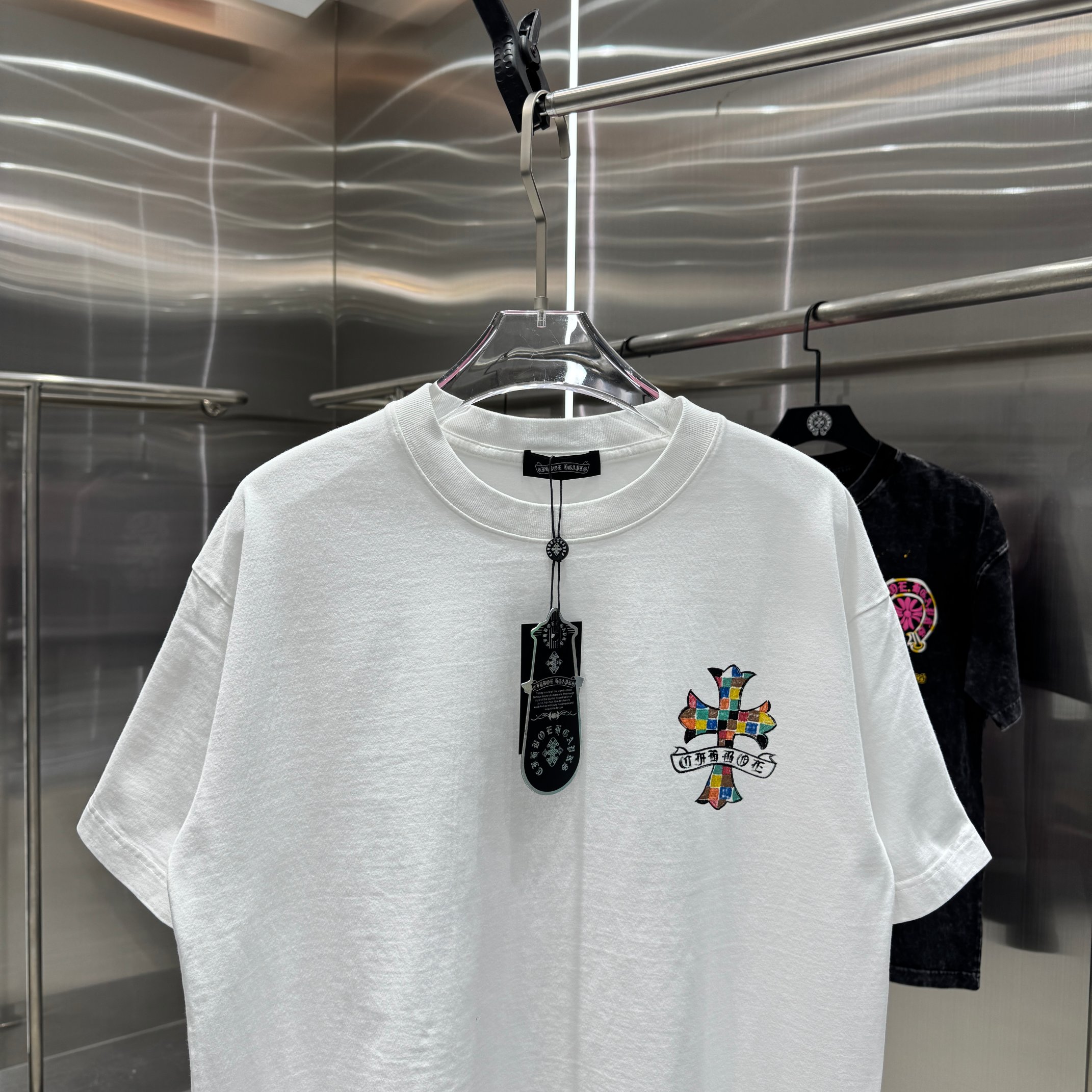 Chrome Hearts 克罗心 CH 春夏新款 2026 手绘印花工艺短袖T恤 重工水洗面料320克重