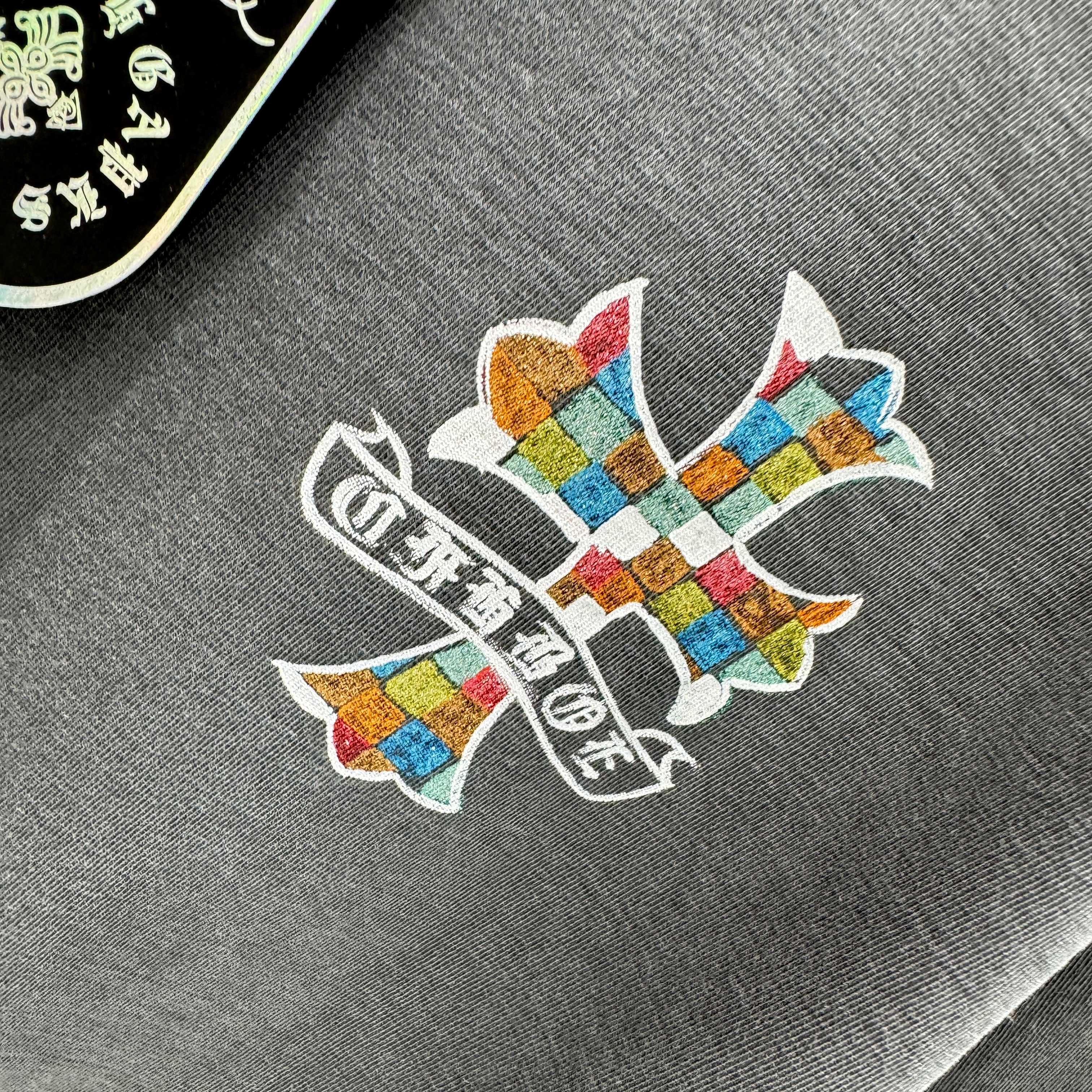 Chrome Hearts 克罗心 CH 春夏新款 2026 手绘印花工艺短袖T恤 重工水洗面料320克重