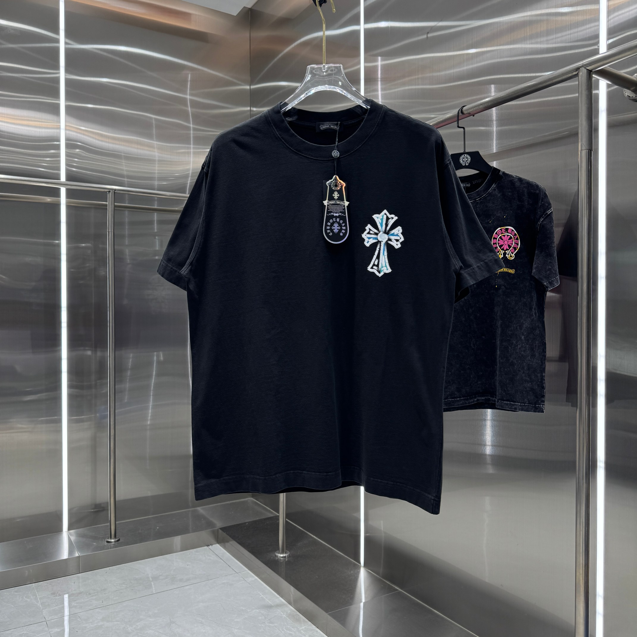 Chrome Hearts 克罗心 CH 春夏新款 2026 水浆印花工艺短袖T恤 重工水洗面料320克重
