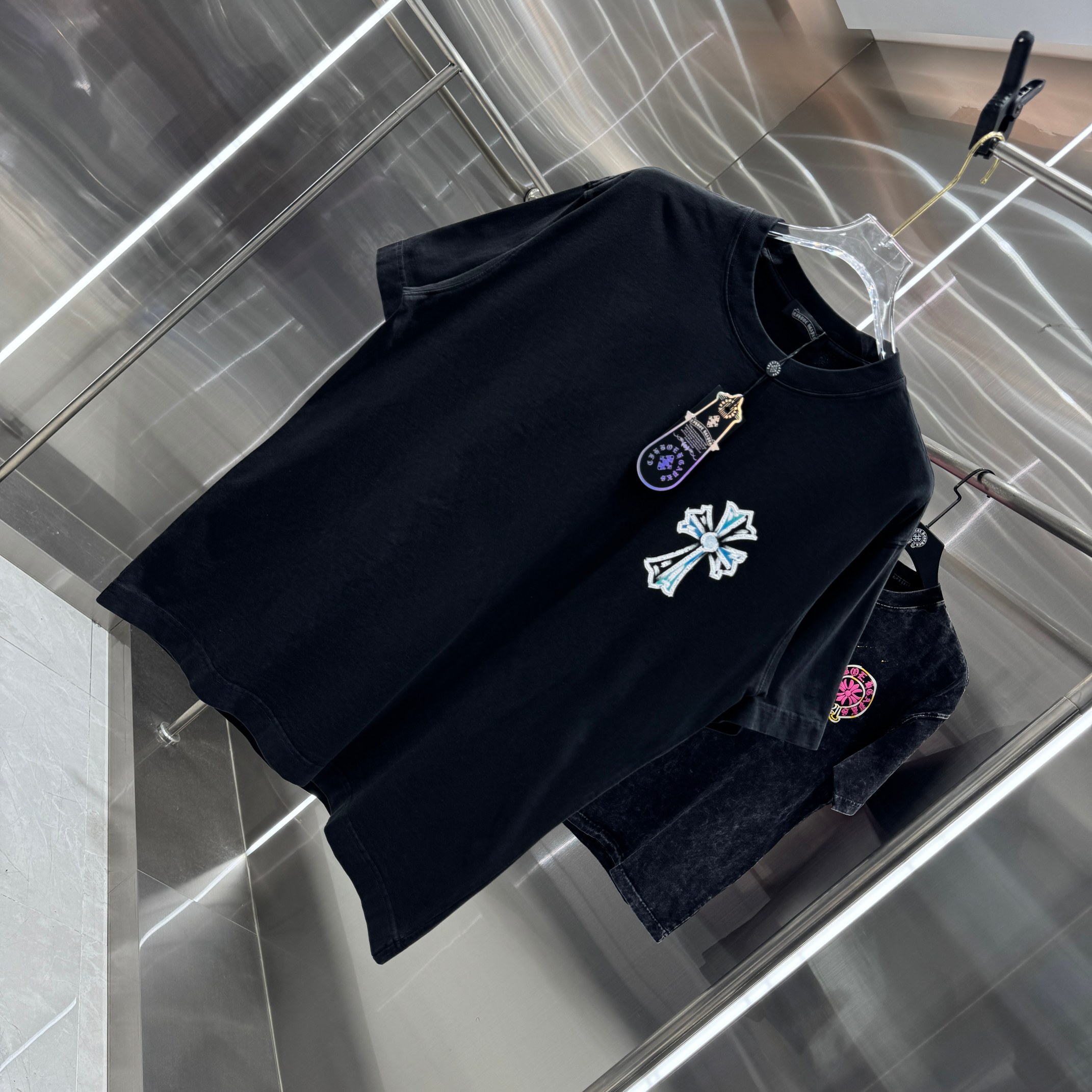 Chrome Hearts 克罗心 CH 春夏新款 2026 水浆印花工艺短袖T恤 重工水洗面料320克重