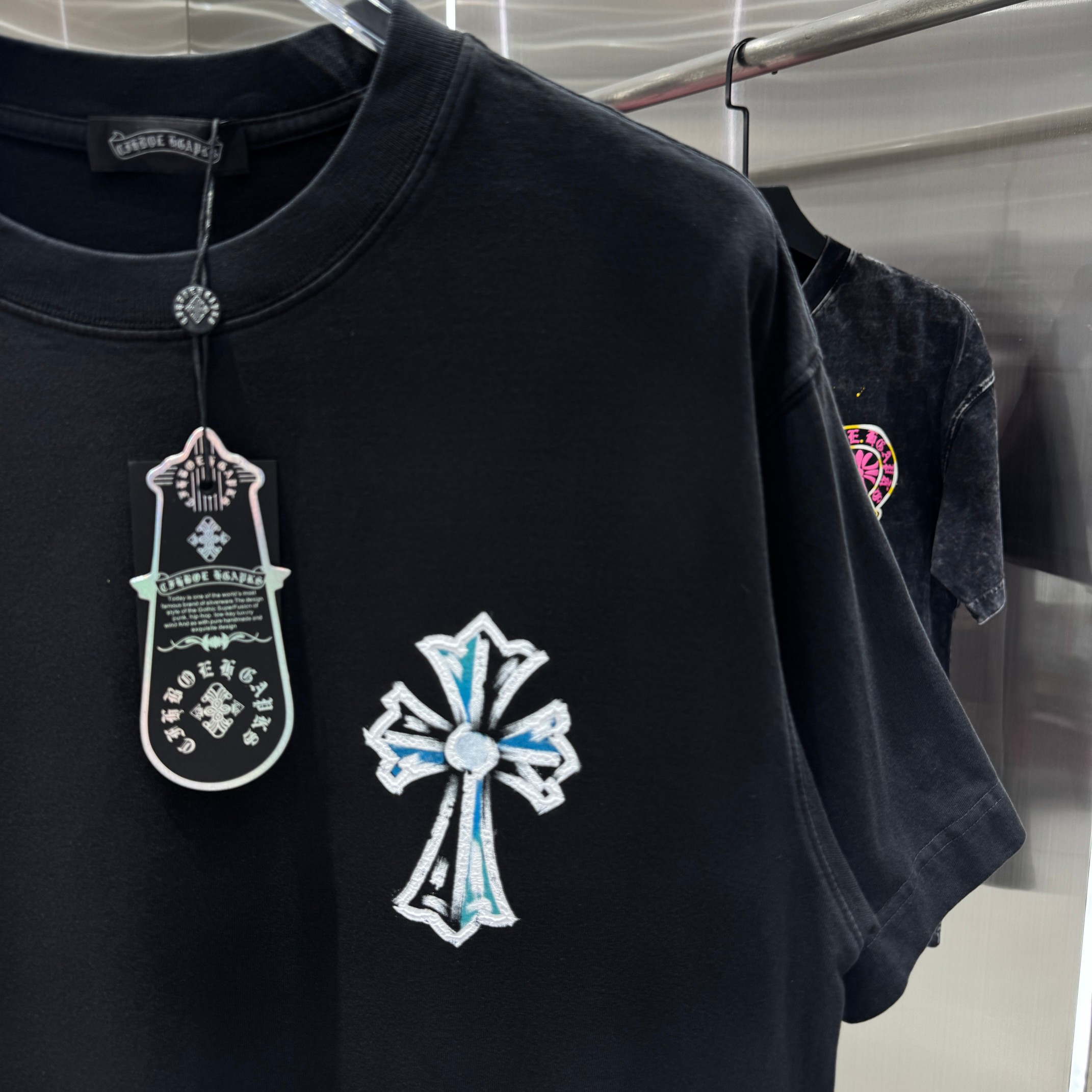 Chrome Hearts 克罗心 CH 春夏新款 2026 水浆印花工艺短袖T恤 重工水洗面料320克重