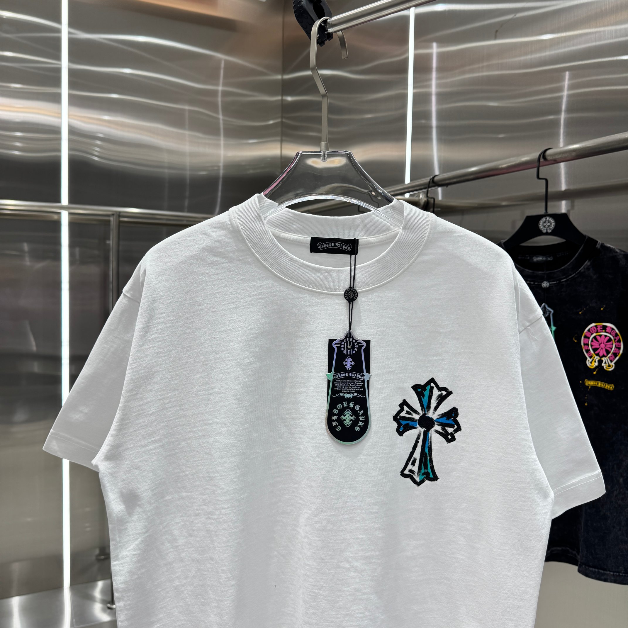 Chrome Hearts 克罗心 CH 春夏新款 2026 水浆印花工艺短袖T恤 重工水洗面料320克重