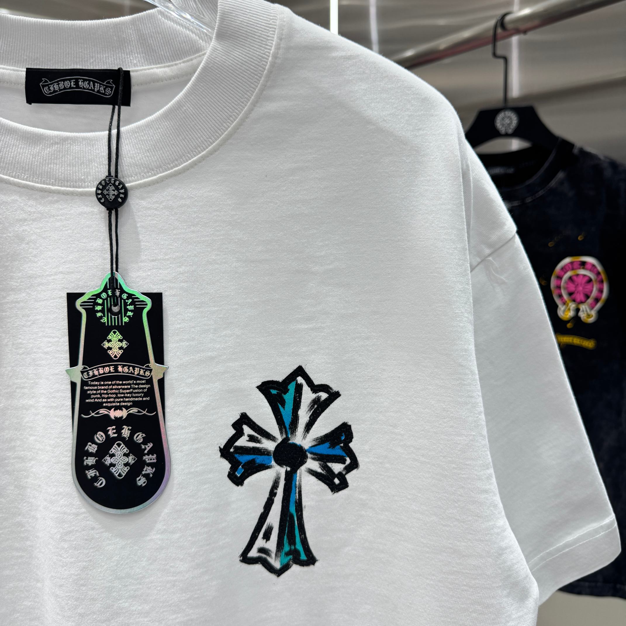 Chrome Hearts 克罗心 CH 春夏新款 2026 水浆印花工艺短袖T恤 重工水洗面料320克重