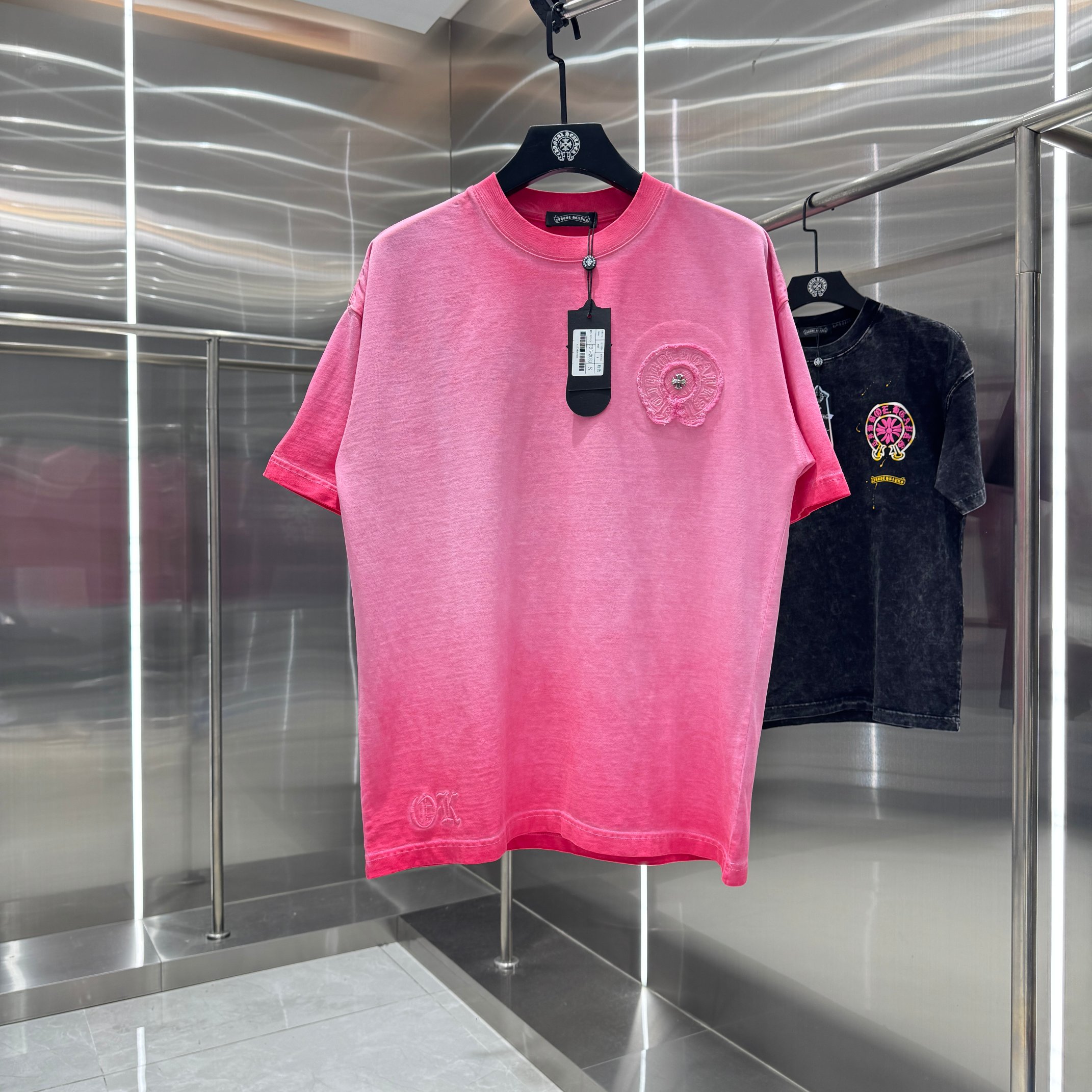 Chrome Hearts 克罗心 CH 春夏新款 2026 重工水洗流苏绣工艺短袖T恤 重工面料330克重
