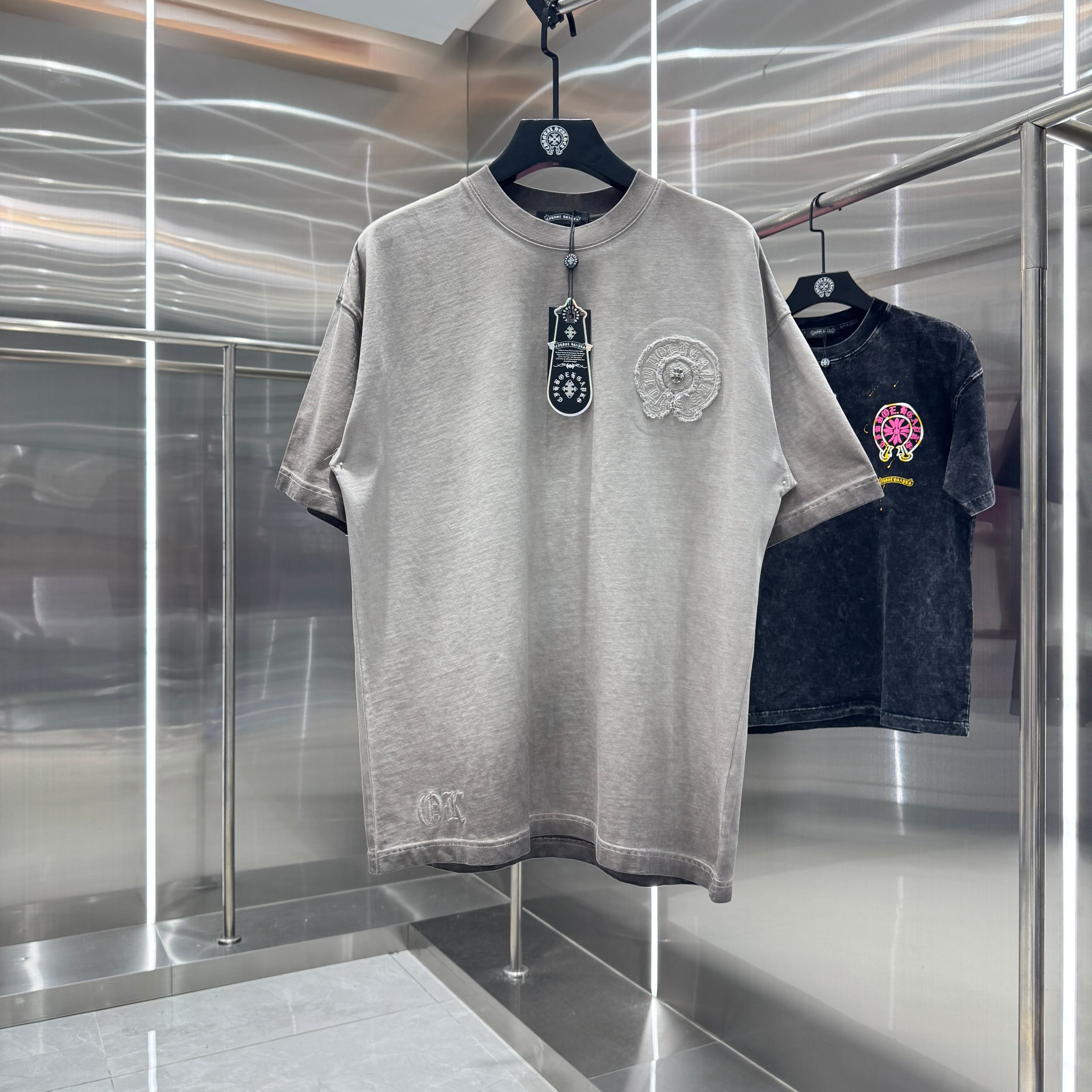 Chrome Hearts 克罗心 CH 春夏新款 2026 重工水洗流苏绣工艺短袖T恤 重工面料330克重