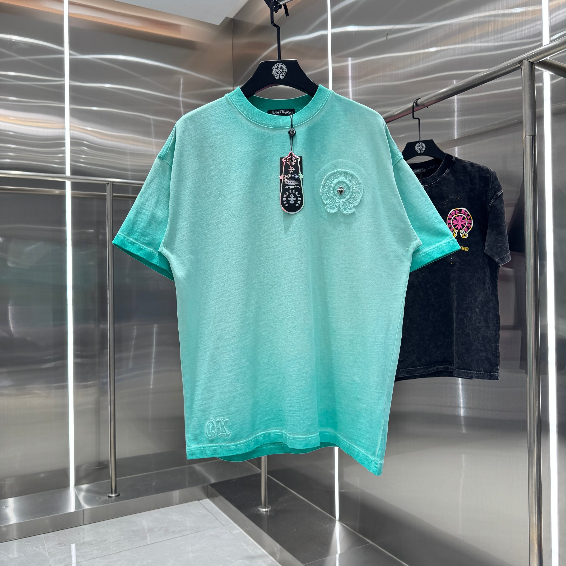Chrome Hearts 克罗心 CH 春夏新款 2026 重工水洗流苏绣工艺短袖T恤 重工面料330克重