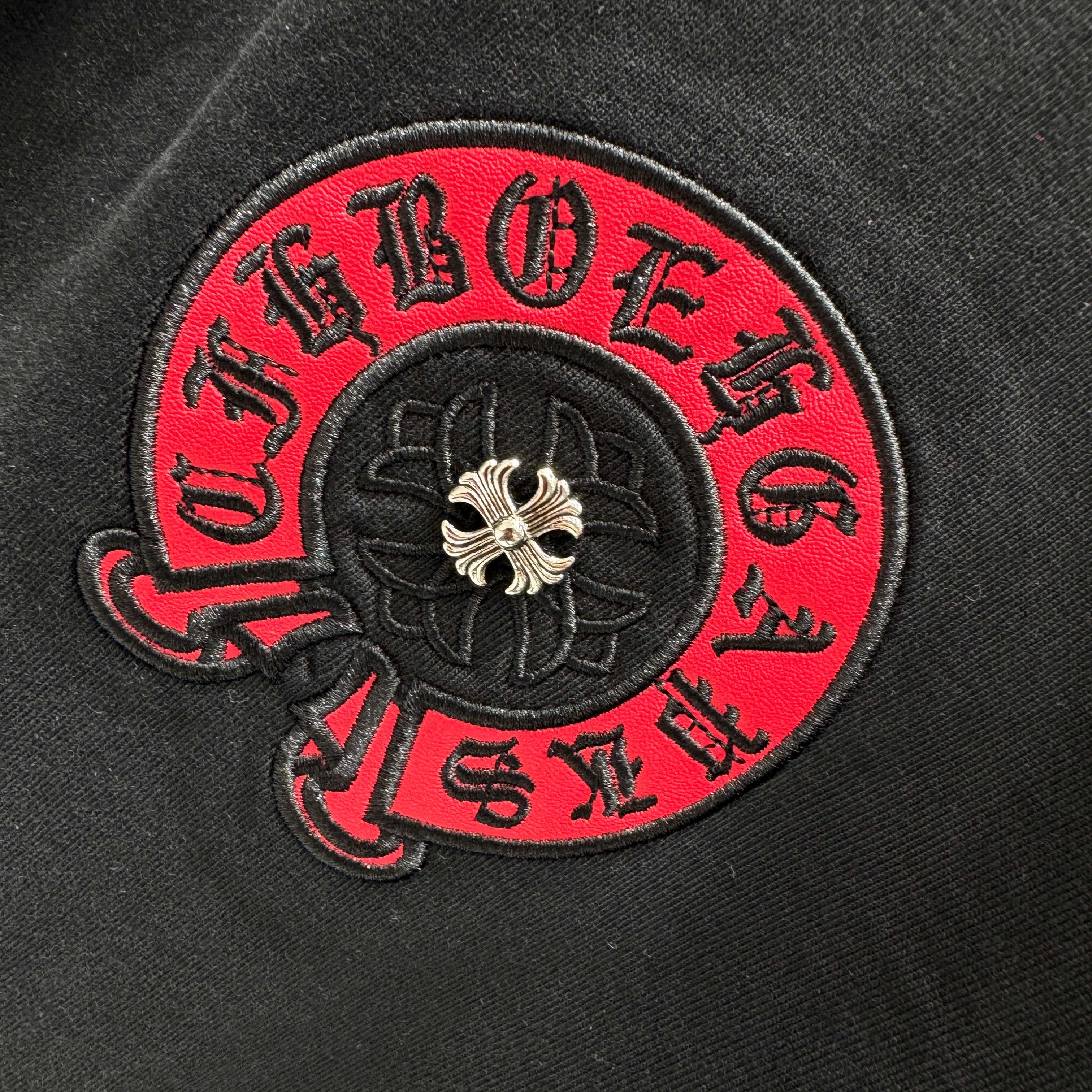 Chrome Hearts 克罗心 CH 春夏新款 2026 重工水洗贴皮绣工艺短袖T恤 重工水洗面料300克重