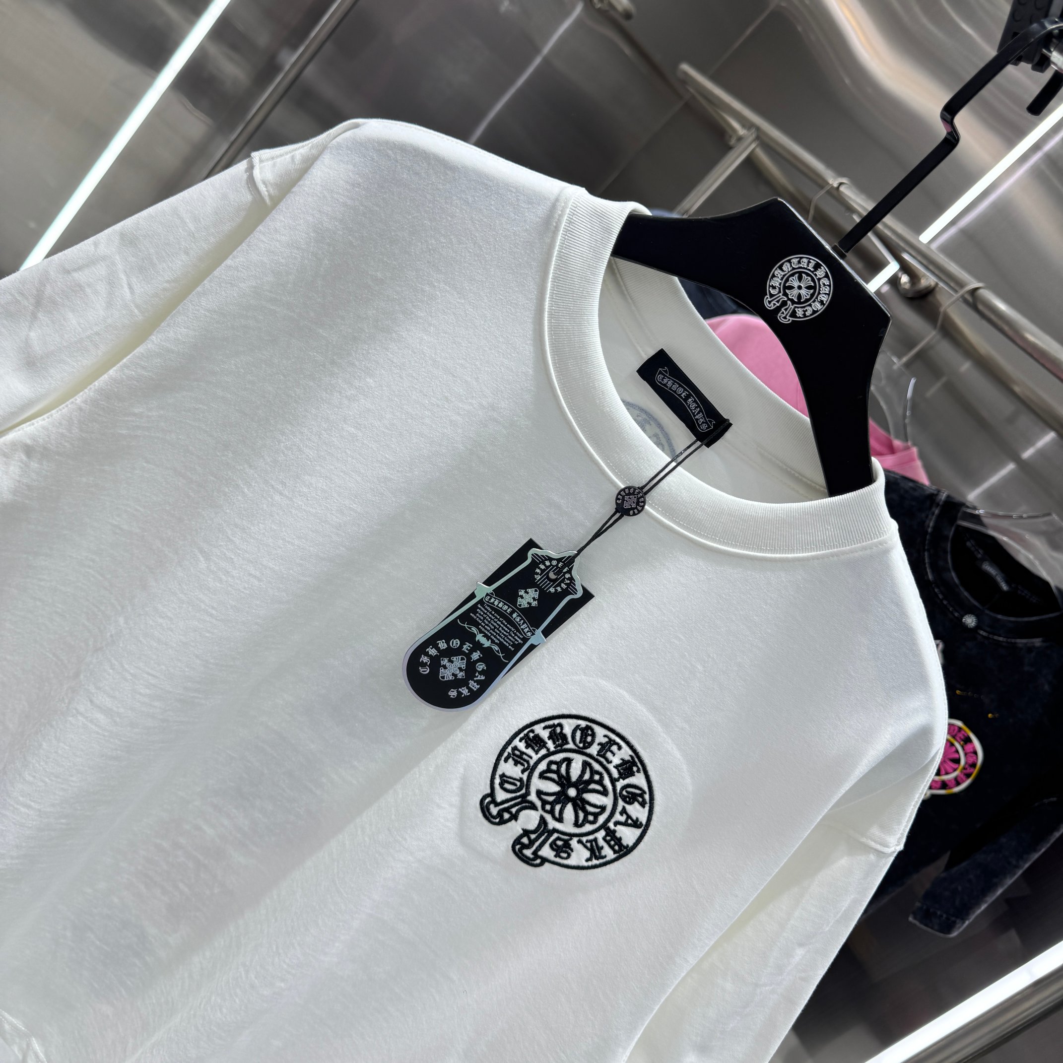 Chrome Hearts 克罗心 CH 春夏新款 2026 彩色马蹄万针刺绣工艺短袖T恤 重工水洗面料300克重