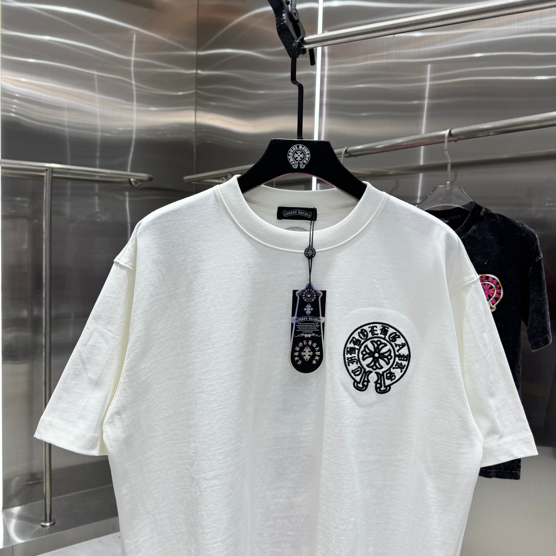 Chrome Hearts 克罗心 CH 春夏新款 2026 彩色马蹄万针刺绣工艺短袖T恤 重工水洗面料300克重