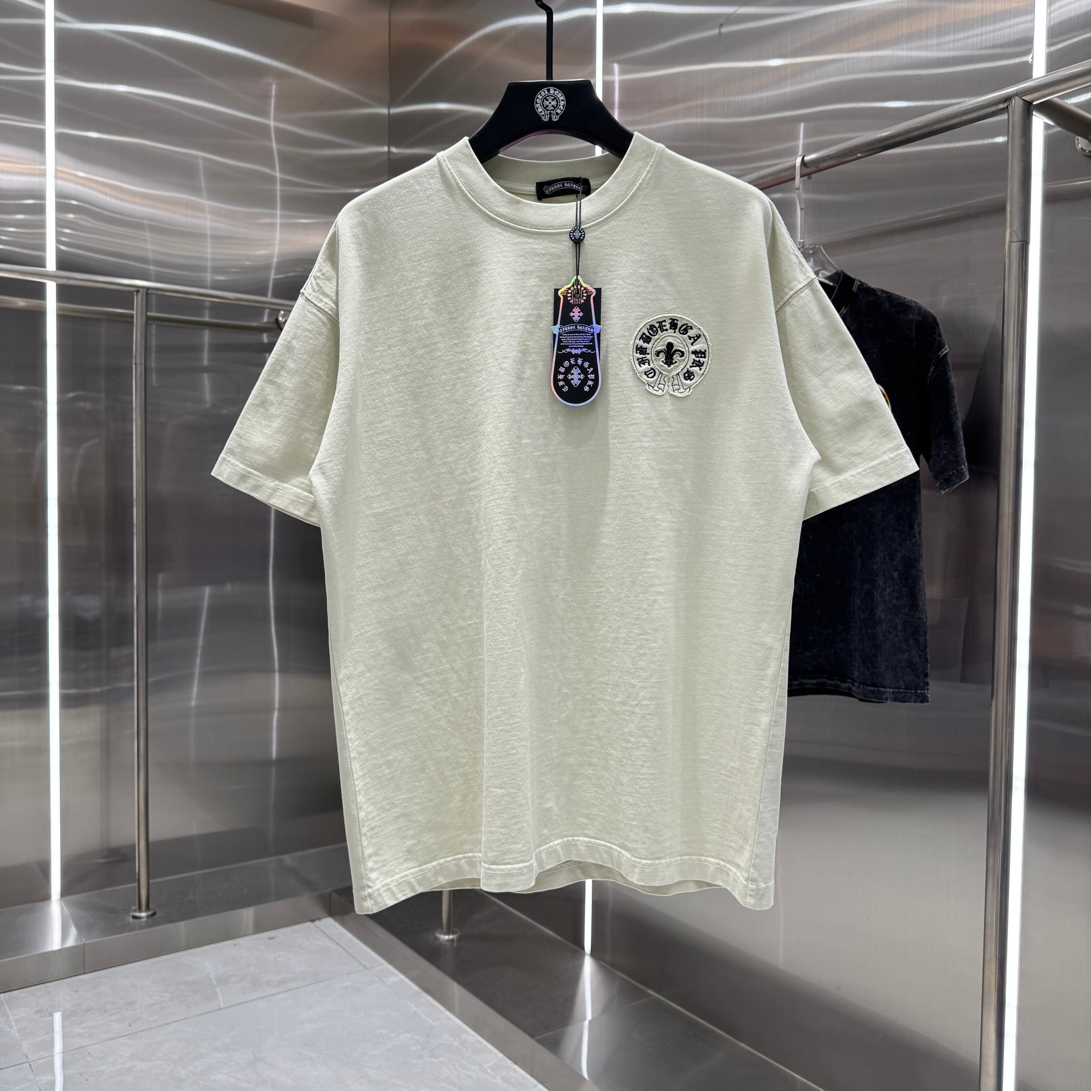 Chrome Hearts 克罗心 CH 春夏新款 2026 贴布绣绣花工艺短袖T恤 重工水洗面料350克重