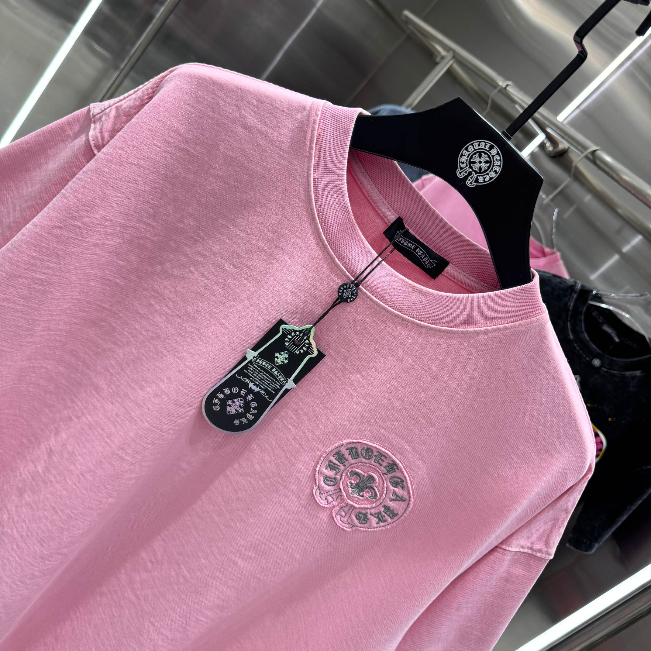 Chrome Hearts 克罗心 CH 春夏新款 2026 贴布绣绣花工艺短袖T恤 重工水洗面料350克重