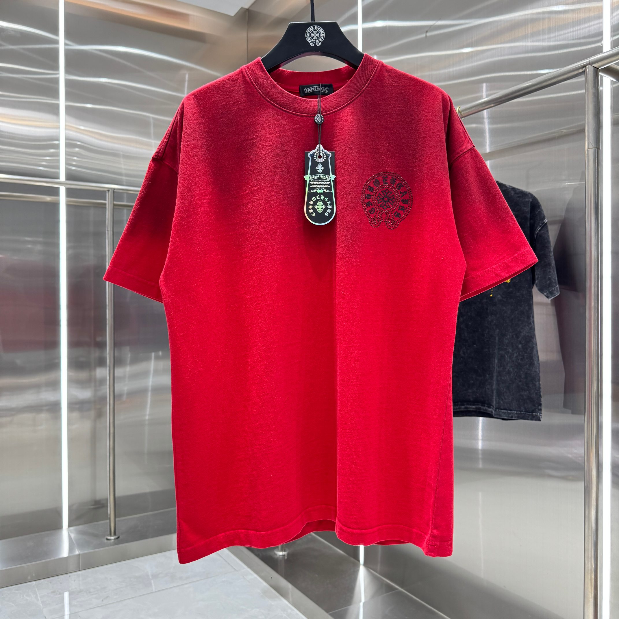 Chrome Hearts 克罗心 CH 春夏新款 2026 重工烫钻工艺短袖T恤 重工水洗面料350克重